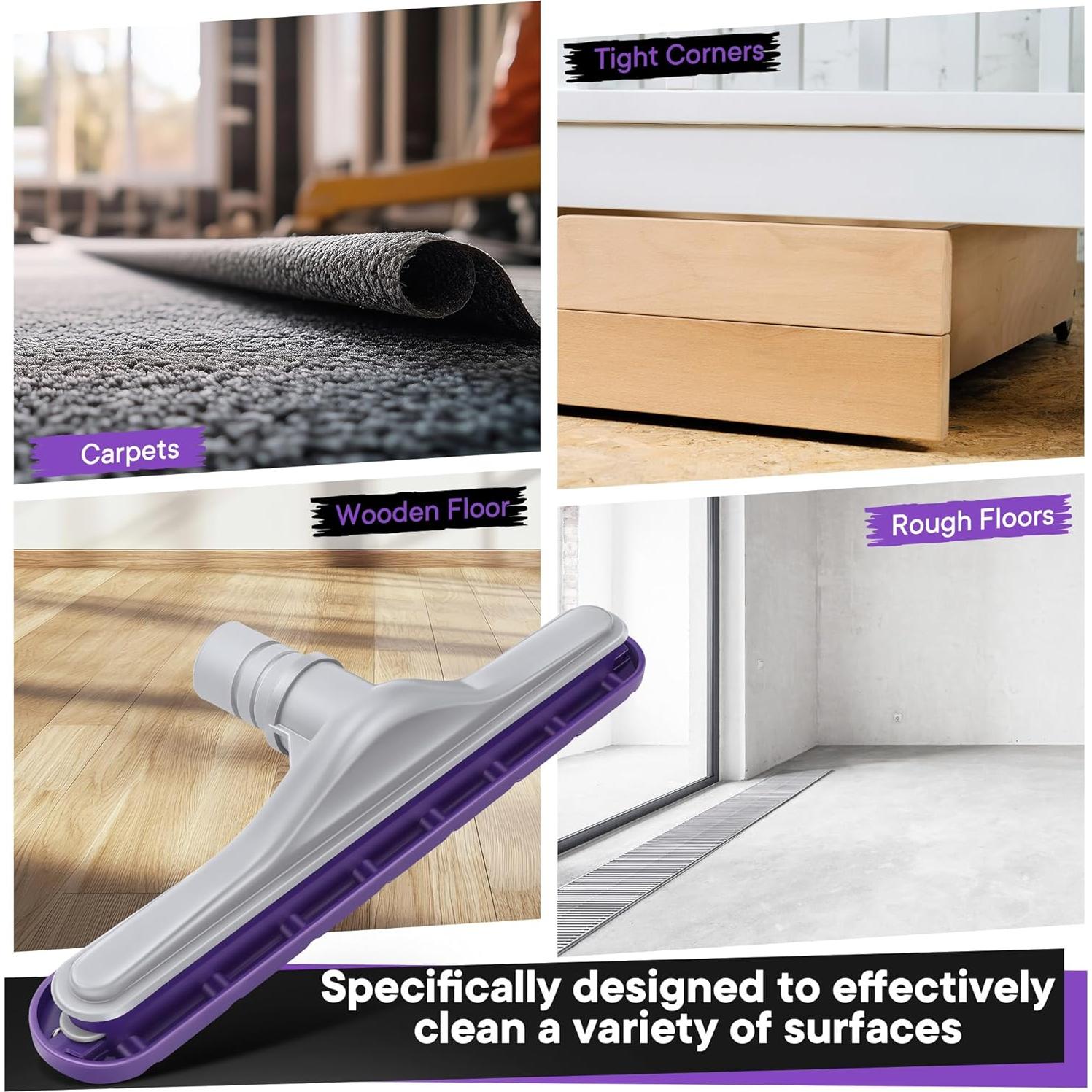 Herramienta de Suelo EZ Glide HappyAlley 35.56 cm Nylon Gris