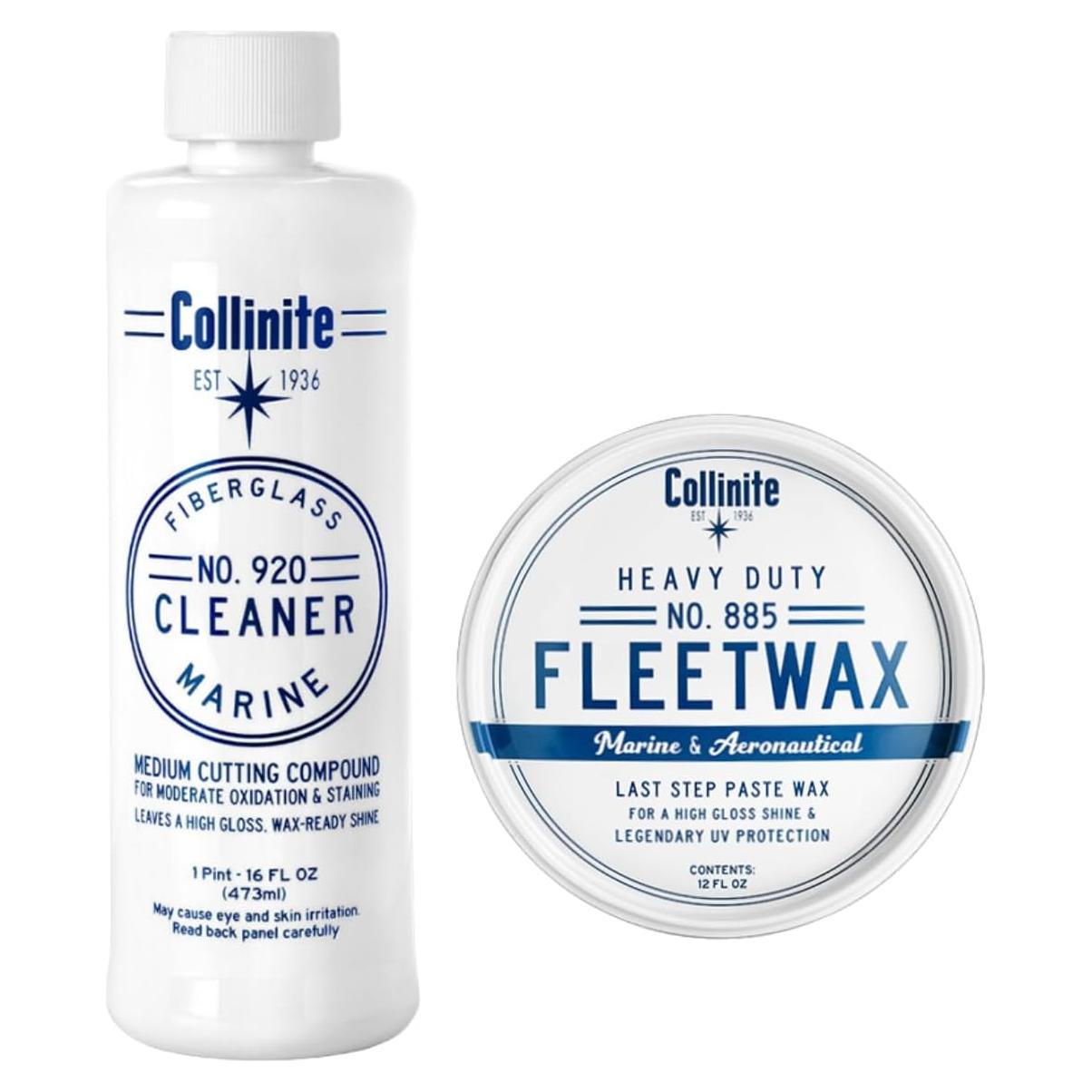 Combo Limpiador y Cera para Fibra de Vidrio Collinite 920/885