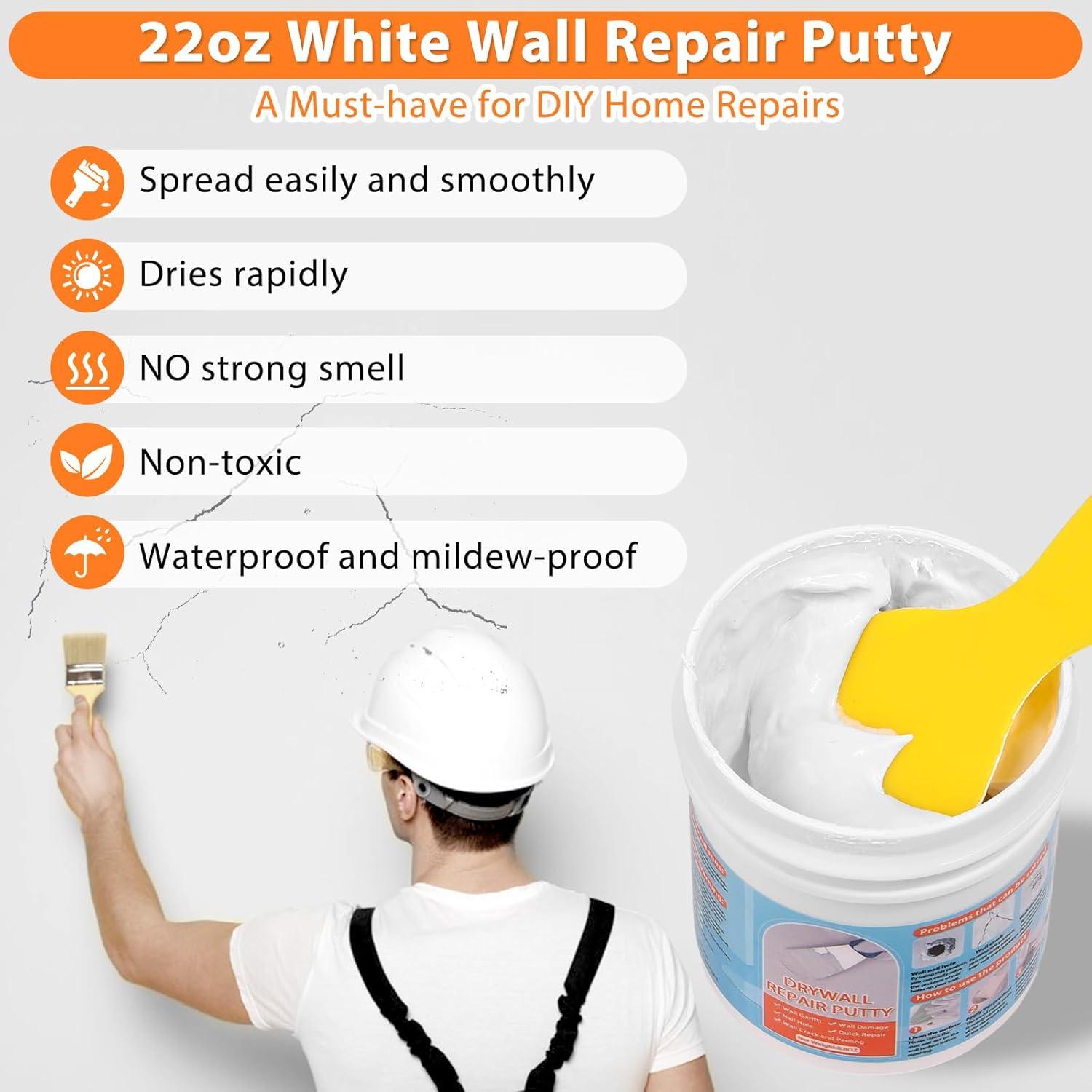 Kit de Reparación de Paredes Drywall LifeisLuck 22oz Masilla