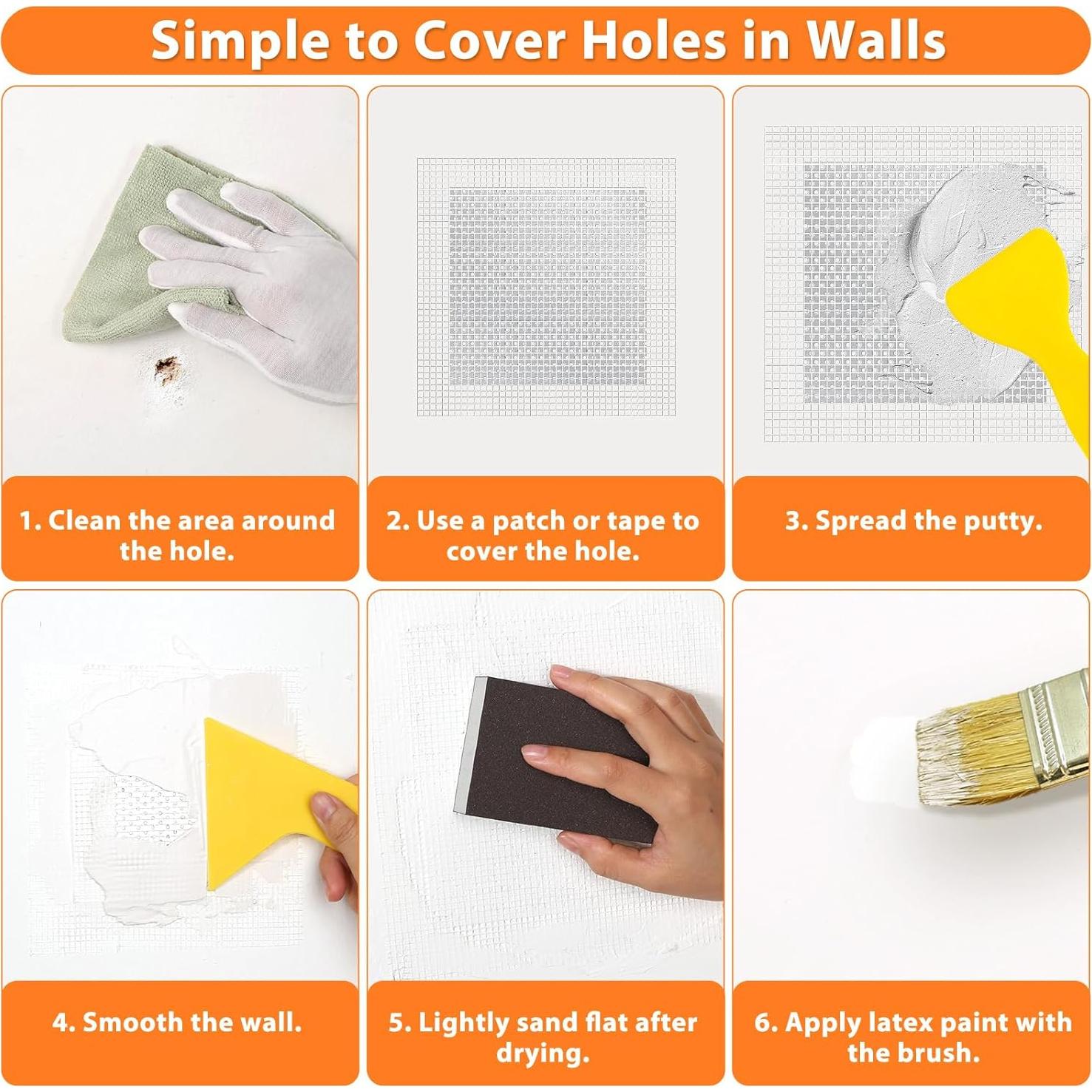 Kit de Reparación de Paredes Drywall LifeisLuck 22oz Masilla