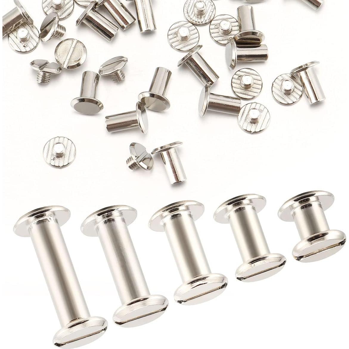 Kit de 100 Tornillos de Poste Chicago Spencer 5 Tamaños