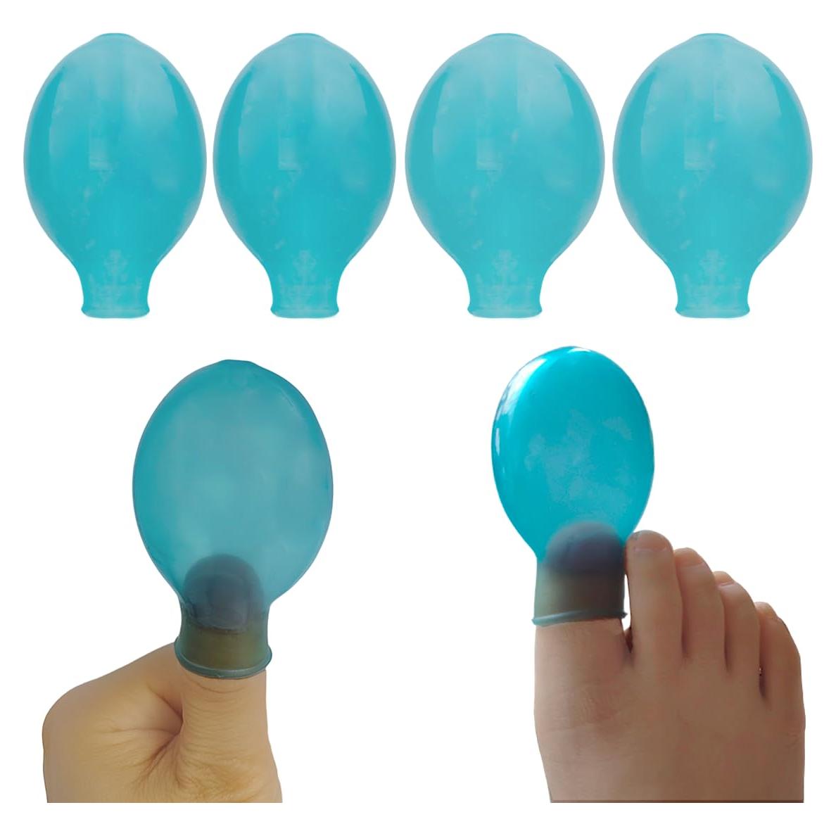 Manga Impermeable para Dedos GYZC - 4 Unidades Silicona Reutilizable