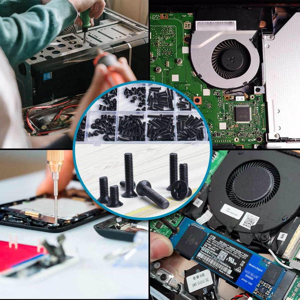 Kit de Tornillos de Reemplazo OURUI 520pcs para Laptop