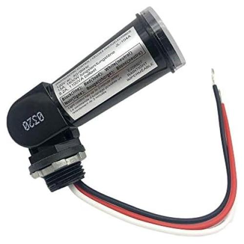 Sensor de Luz Fotocélula Kisisis 120V para Exteriores