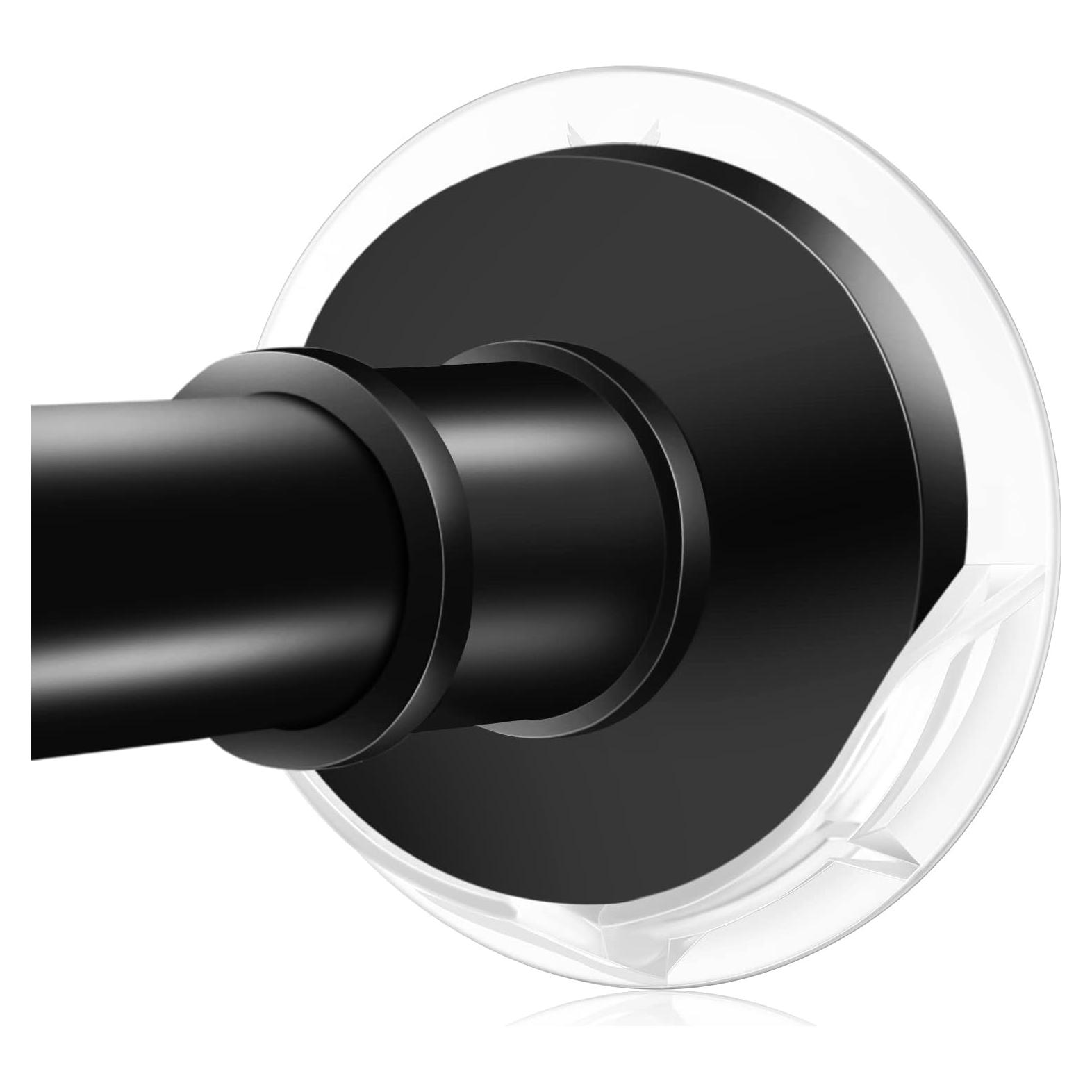 Soportes de Varilla de Cortina de Ducha Kitosun - 2 Piezas Transparentes