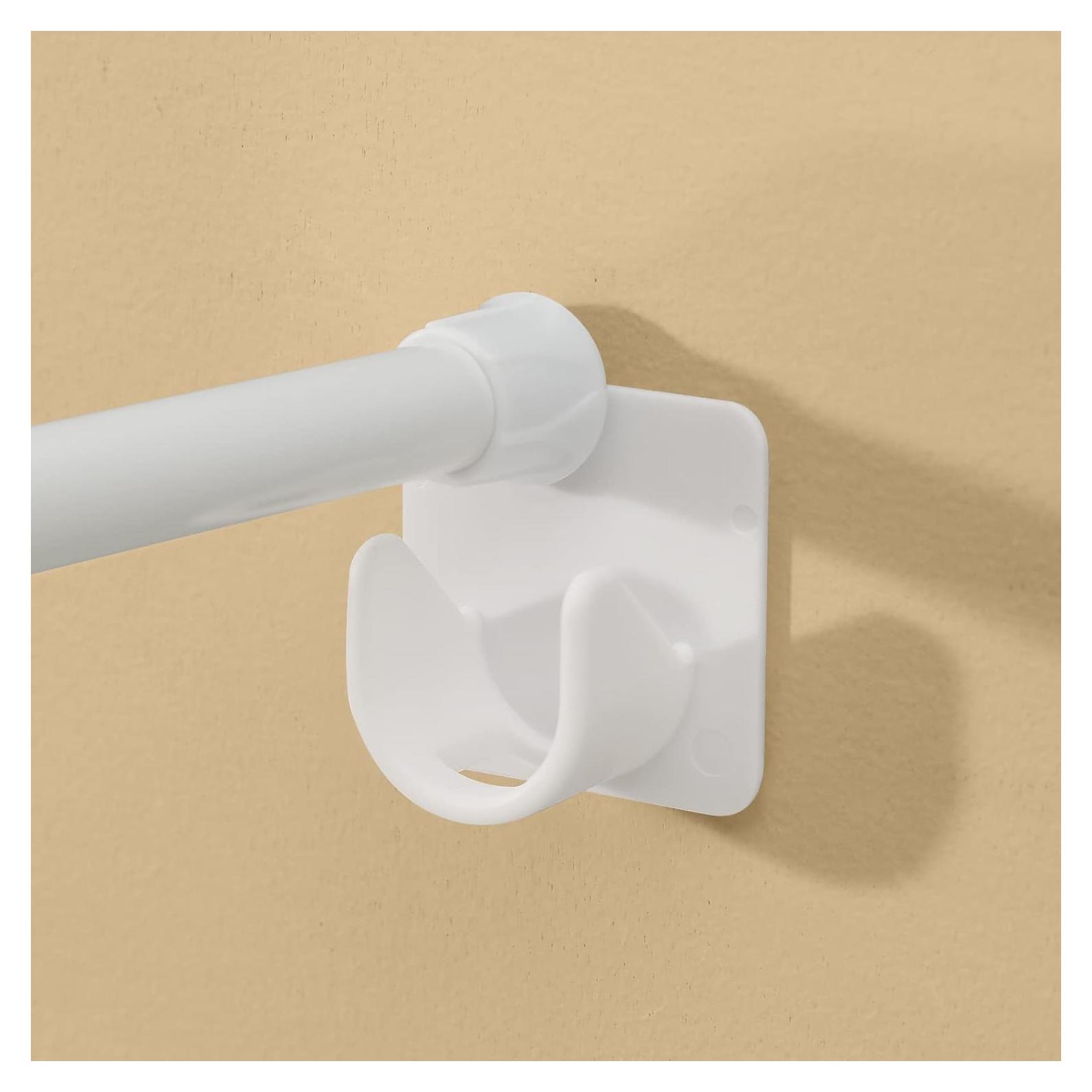 Soporte Adhesivo para Varilla de Cortina de Ducha Funnacle - 2 Piezas