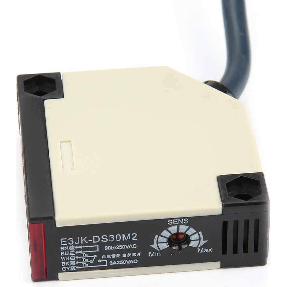 Sensor Fotoeléctrico Ejoyous E3JK-DS30M2 30cm Reflexión Difusa