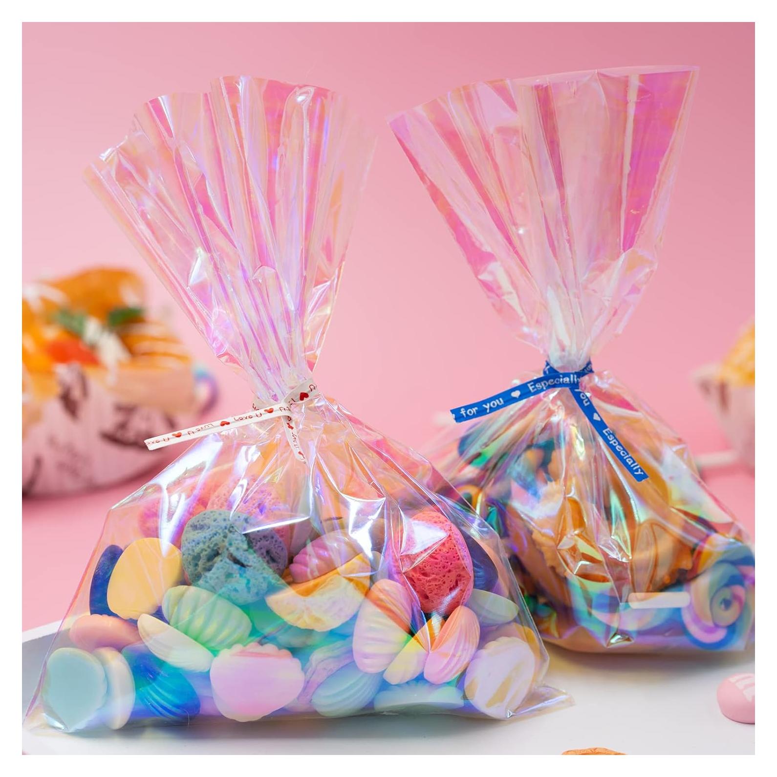 Bolsas de Celofán Holográficas Ctoiotc 12.7x17.8 cm - 100 Piezas