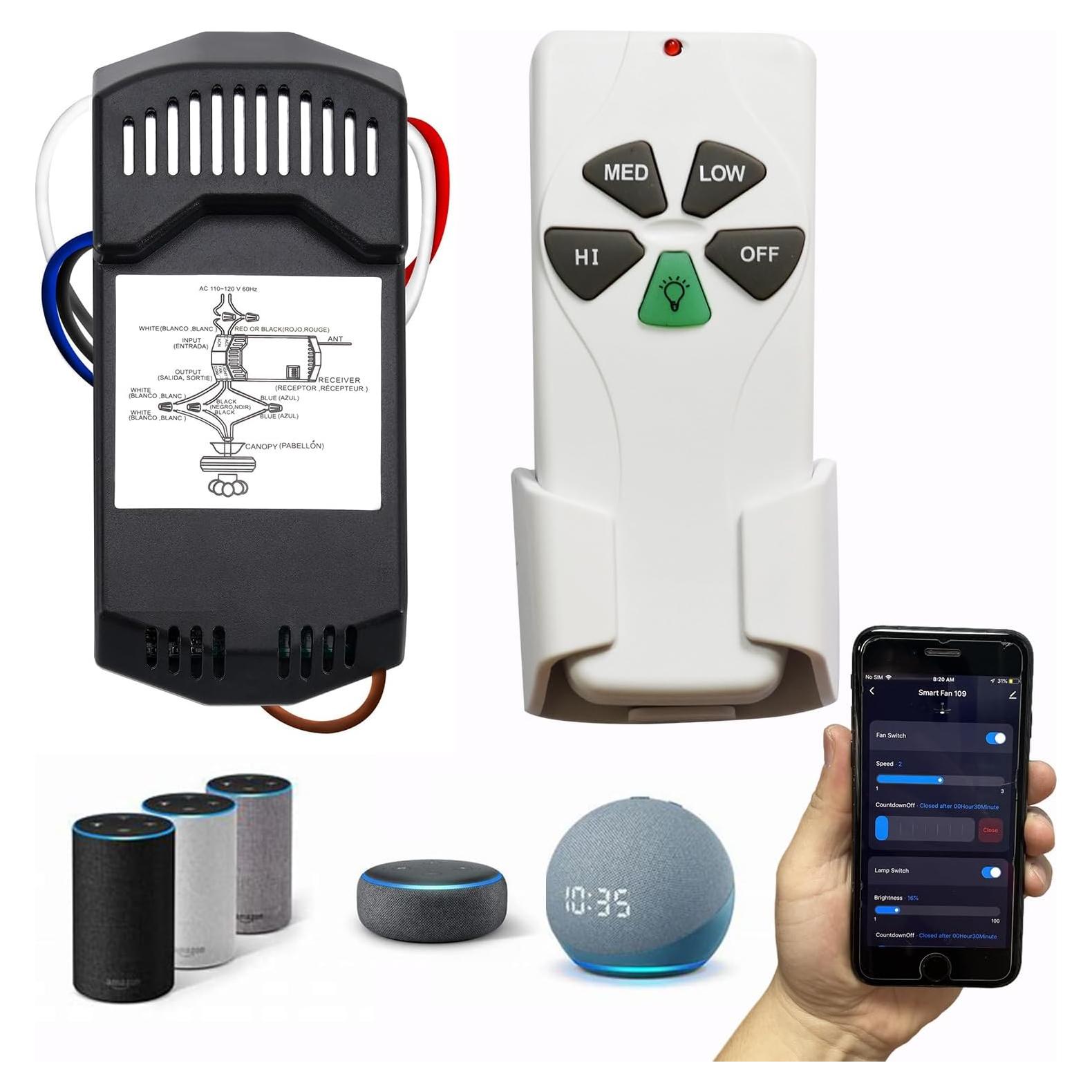 Control Remoto WiFi para Ventilador de Techo Humpptom R28 230g