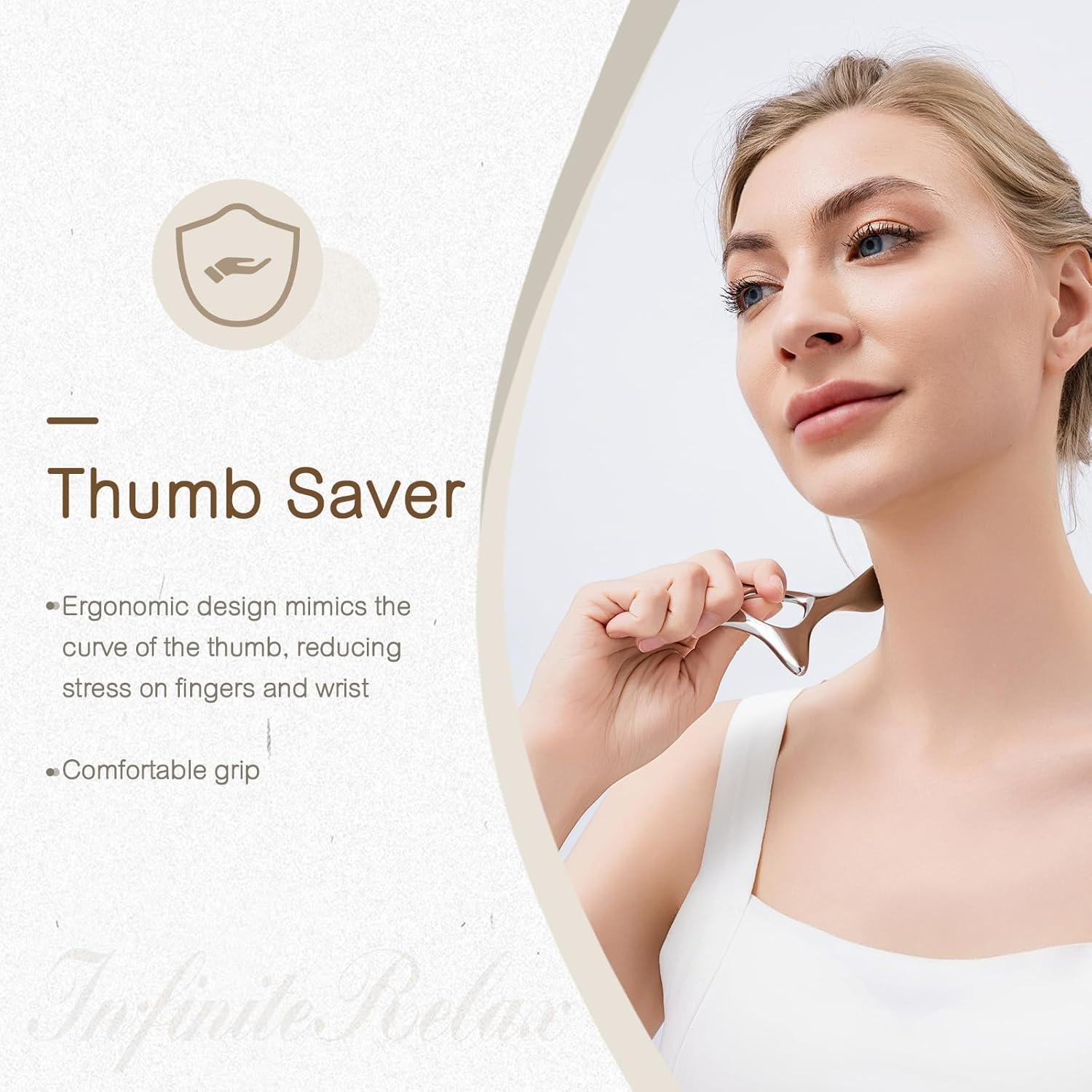 Herramienta de Masaje Gua Sha InfiniteRelax Pájaro 12.7cm