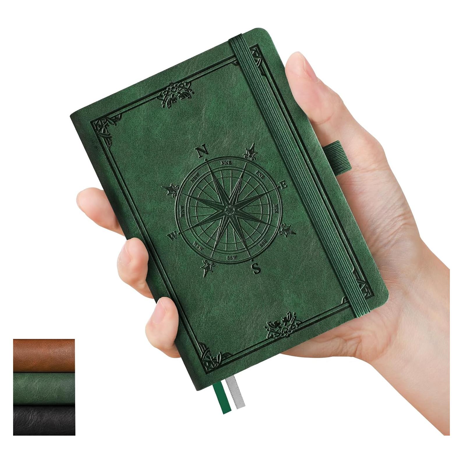 Cuaderno B6 Forrado AHGXG Verde Oscuro - 256 Páginas