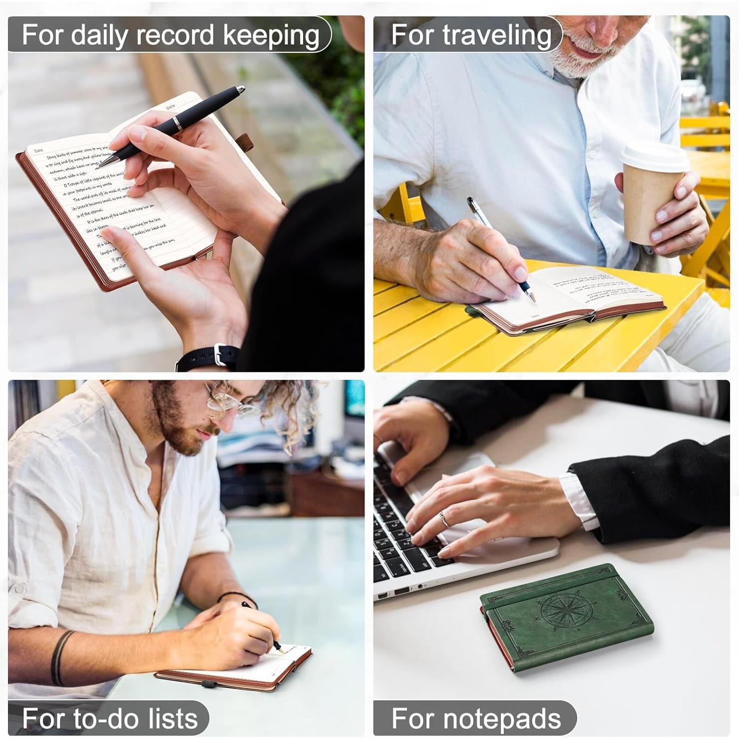 Cuaderno B6 Forrado AHGXG Verde Oscuro - 256 Páginas