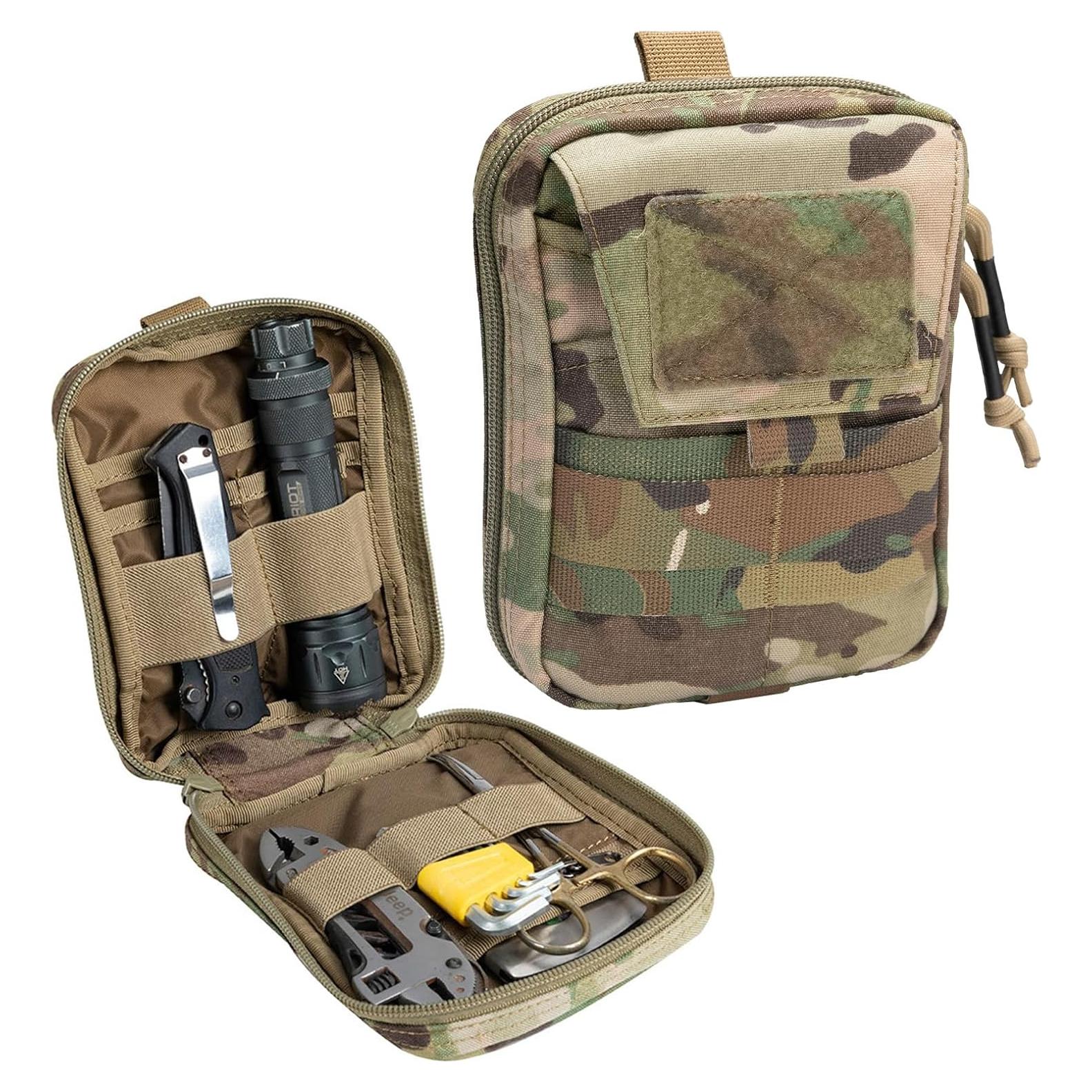 Bolsa Administrativa Molle EXCELENTE ELITE SPANKER Multicam 13.5x5.5x16.5cm