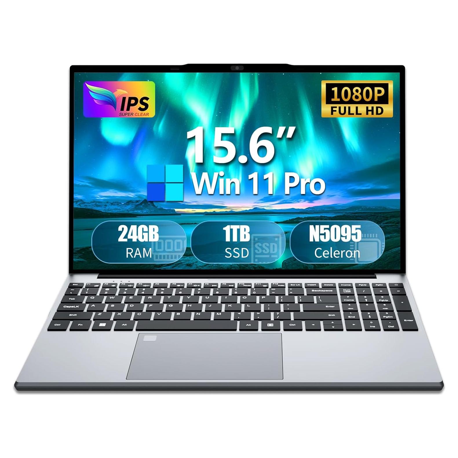 Laptop para Juegos AVENKA UL153, 15.6" FHD, 24GB RAM, 1TB SSD