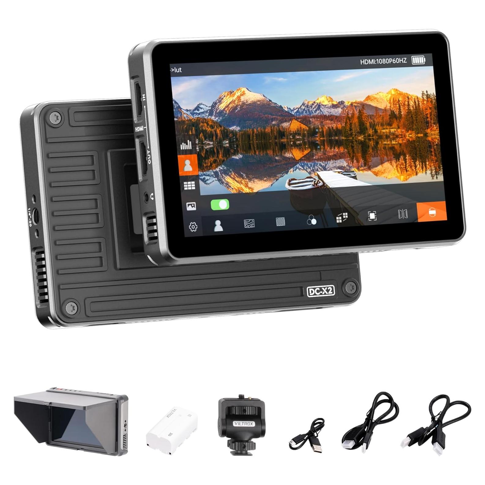 Monitor de Campo VILTROX DC-X2 6" 2000 Nits Pantalla Táctil