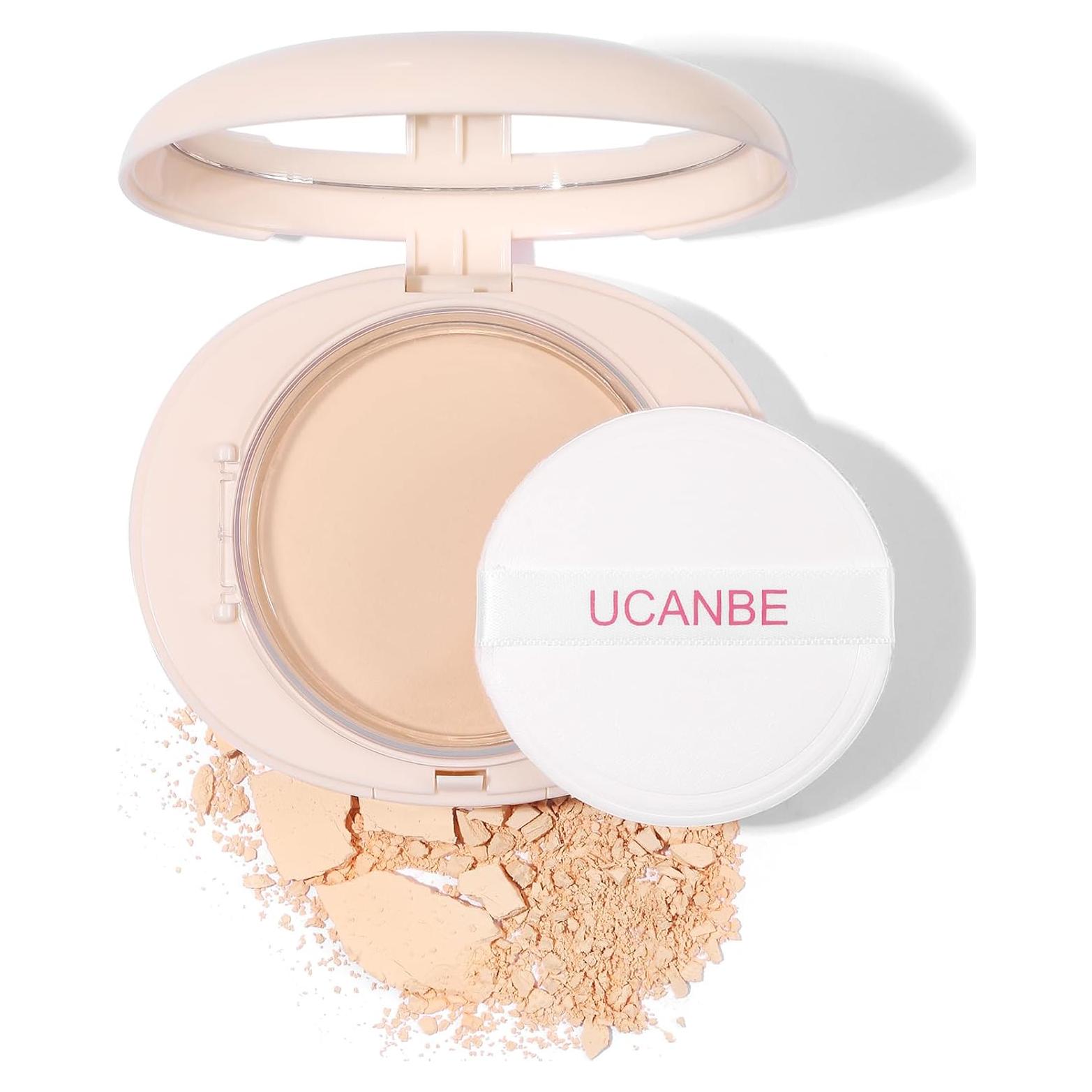 Polvo Compacto UCANBE 2-en-1 Mate Control Aceite 90g Claro