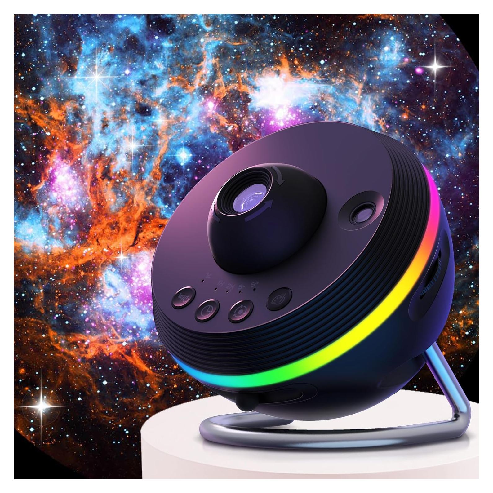 Proyector Planetario HD DORESshop con 13 Discos y Luz Nocturna