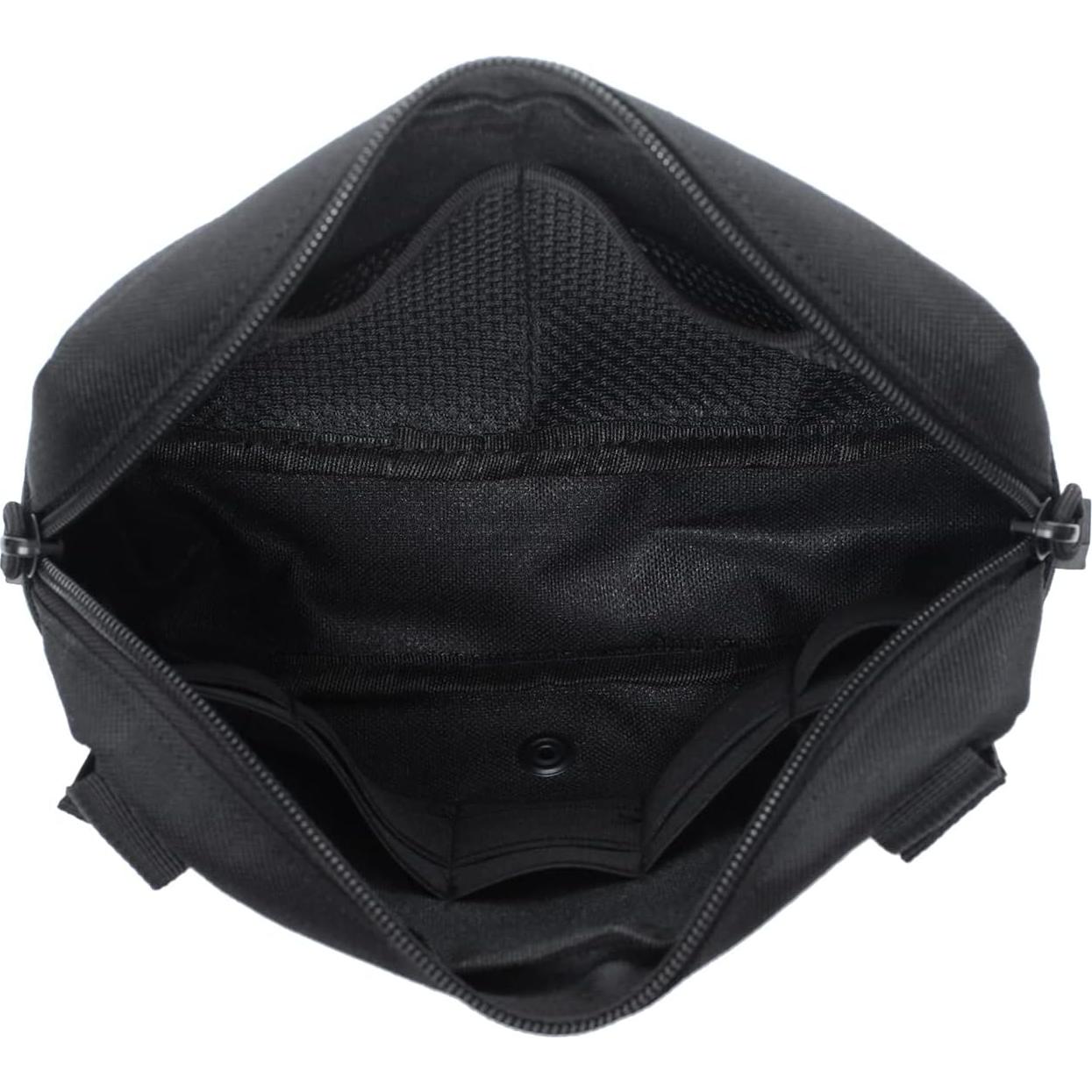 Bolsa Administrativa Molle Táctica Atwilltap Negra 22.1x13.5cm