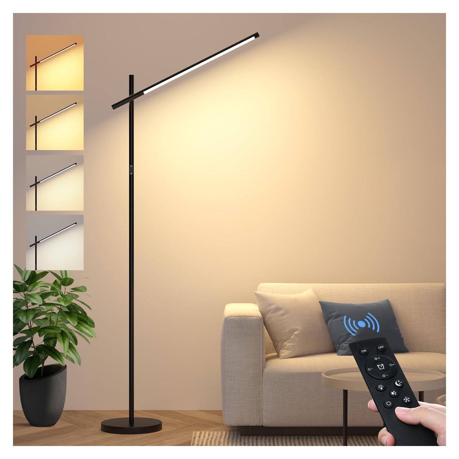 Lámpara de Pie LED Nintiue 170 cm Regulable 1800LM Control Remoto