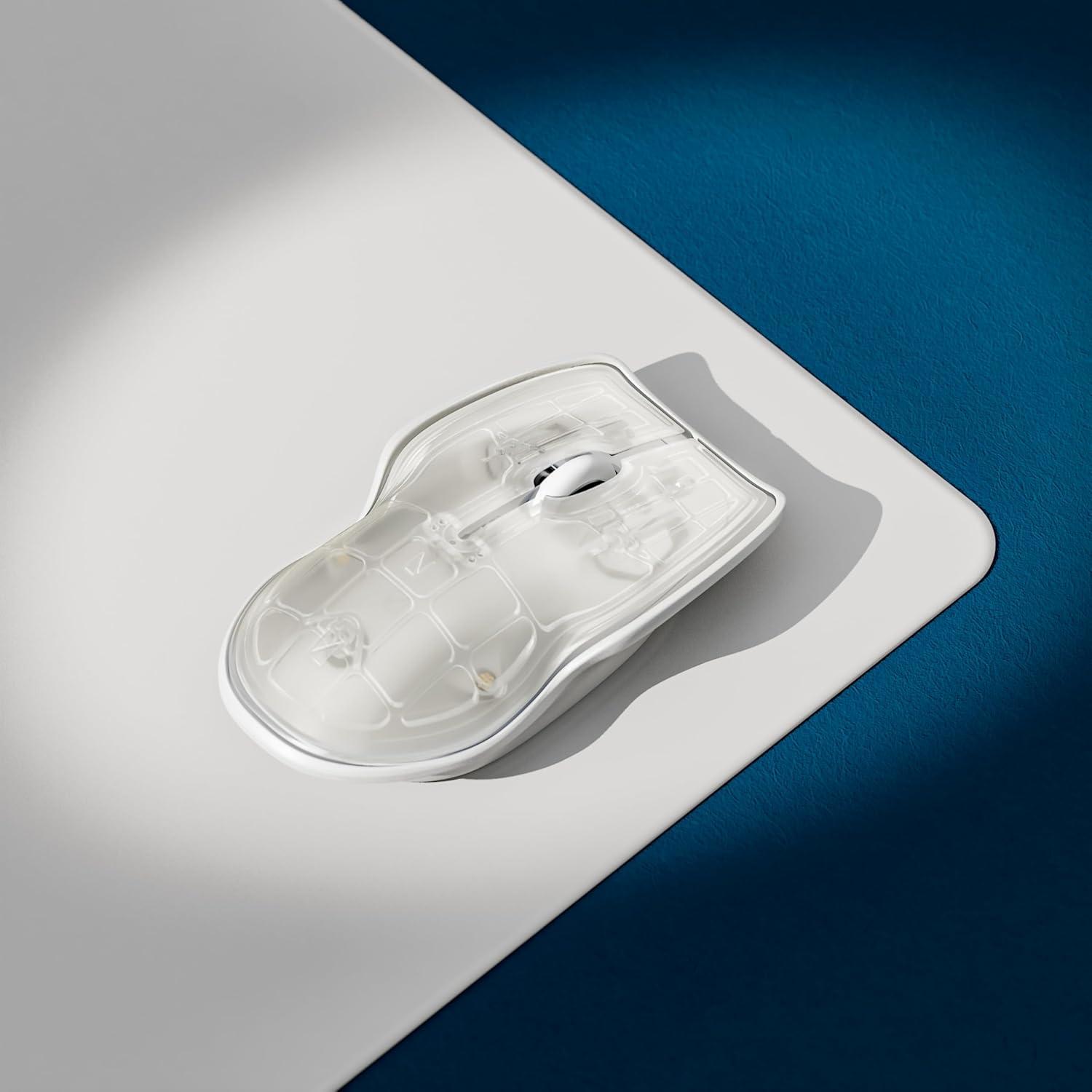 Ratón Inalámbrico Bluetooth Artefactos Lunares Blanco Recargable