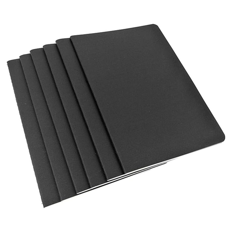 Cuaderno de Bolsillo A6 ALIMITOPIA 6 Pack Cubierta Negra