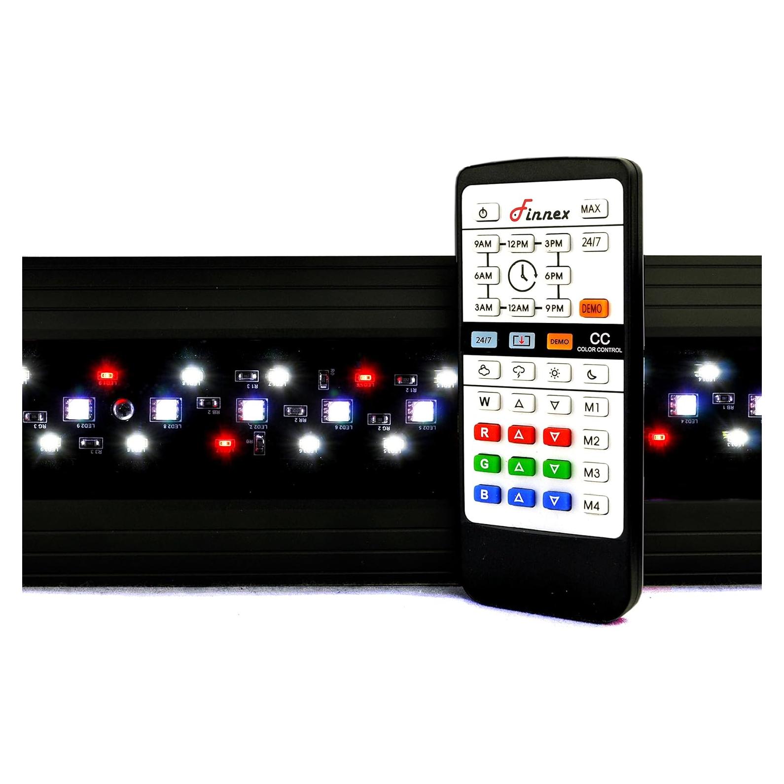 Fijación LED Acuática Finnex Plantado+ 24/7 CC 76cm Negro