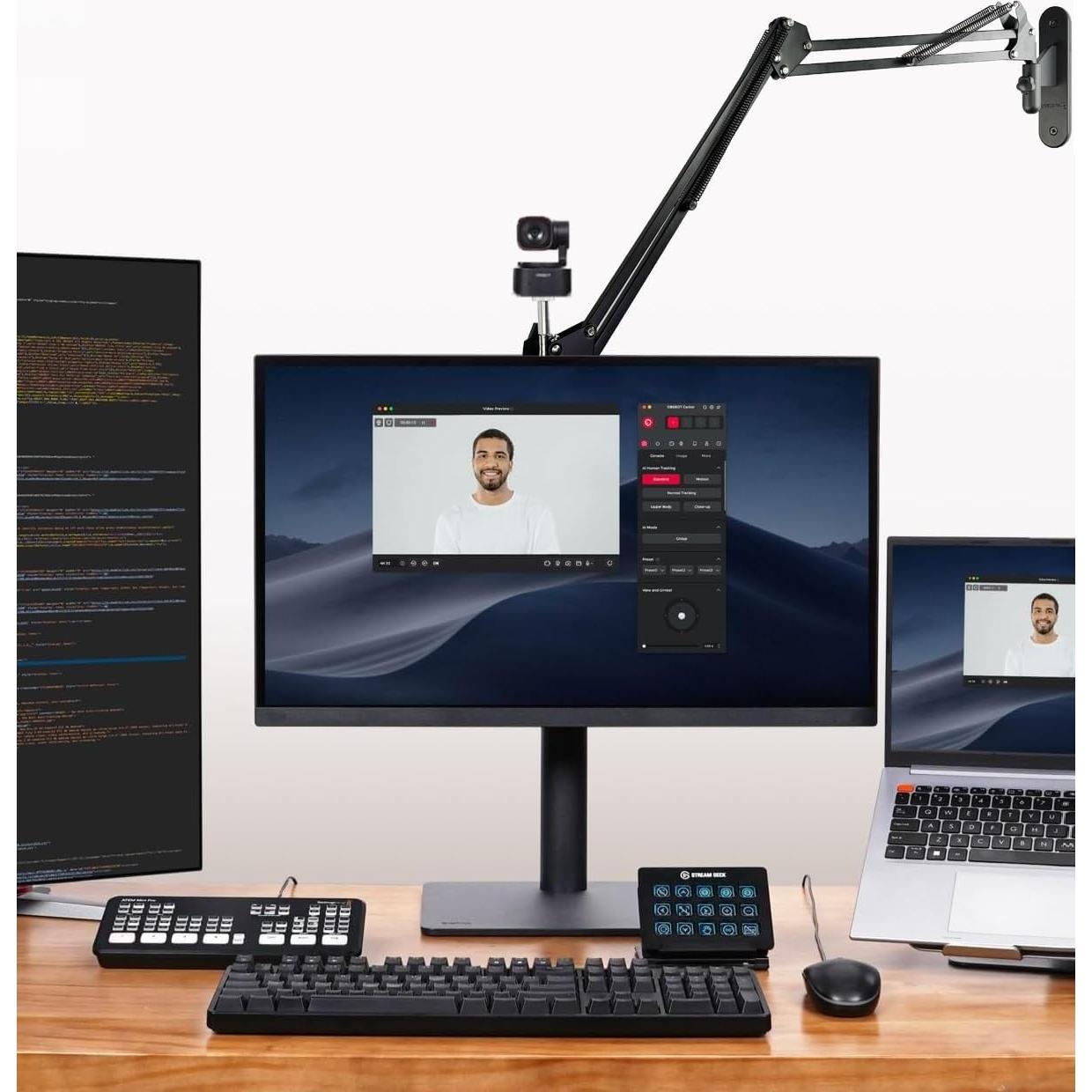 Soporte de Pared para Webcam AceTaken Tiny-2-Lite Ajustable