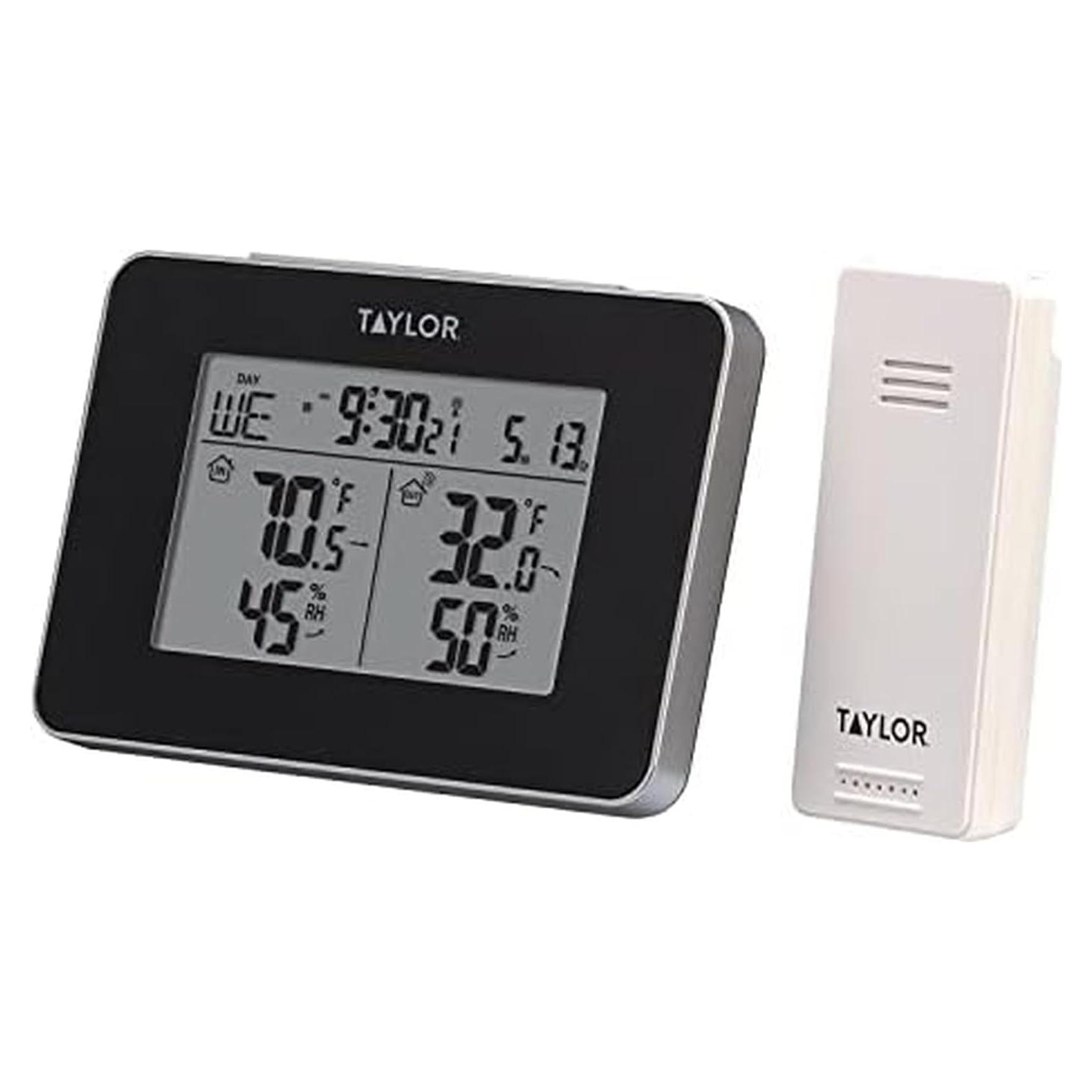 Termómetro e Higrómetro Digital Inalámbrico Taylor 1731