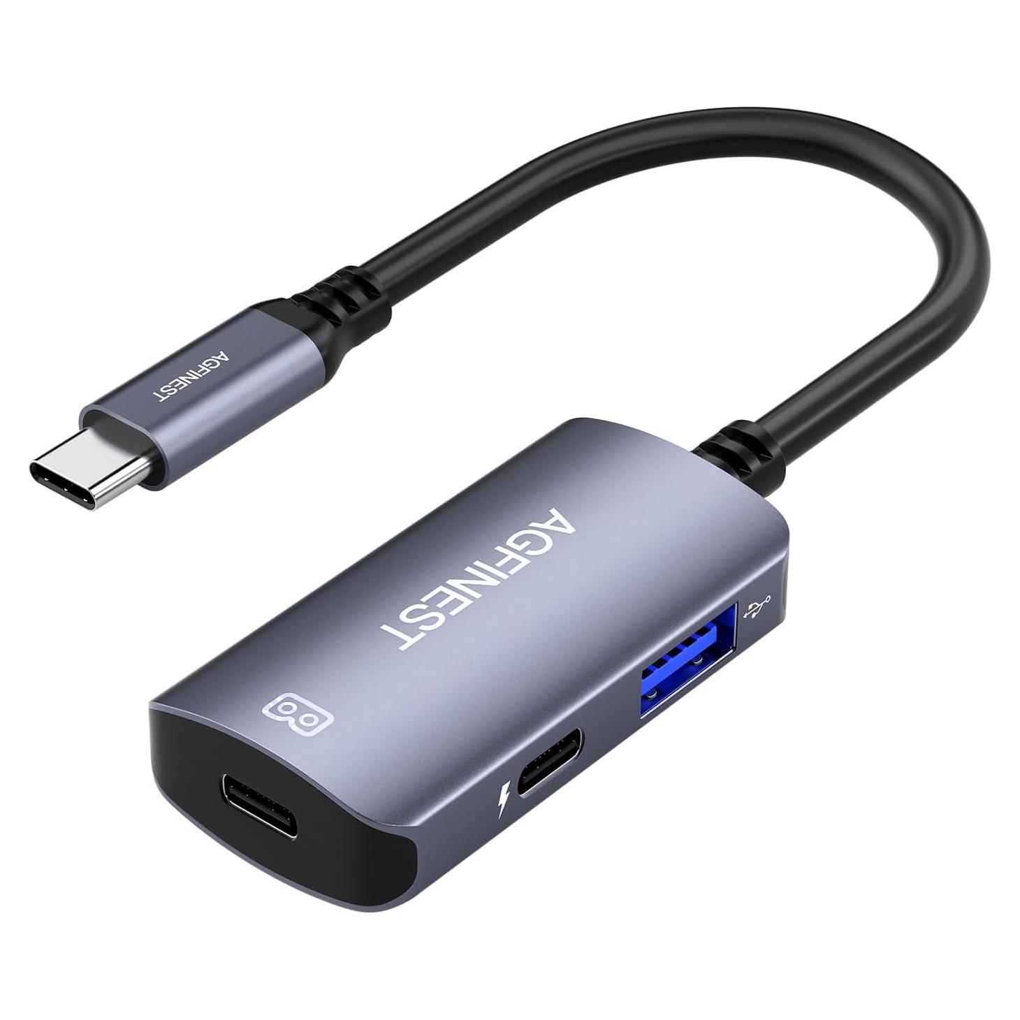 Adaptador USB C a Gafas AR AGFINEST 4K 60Hz PD 100W