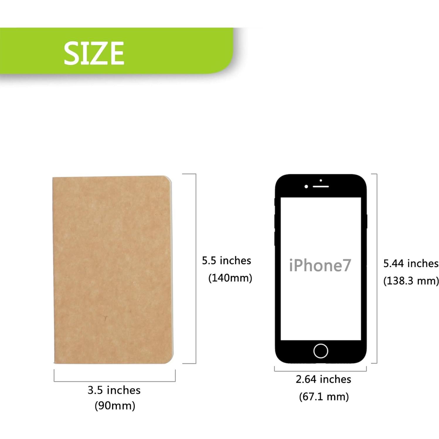 Cuadernos de Bolsillo TWONE, 12 Pzs, Tapa Blanda, 30 Hojas