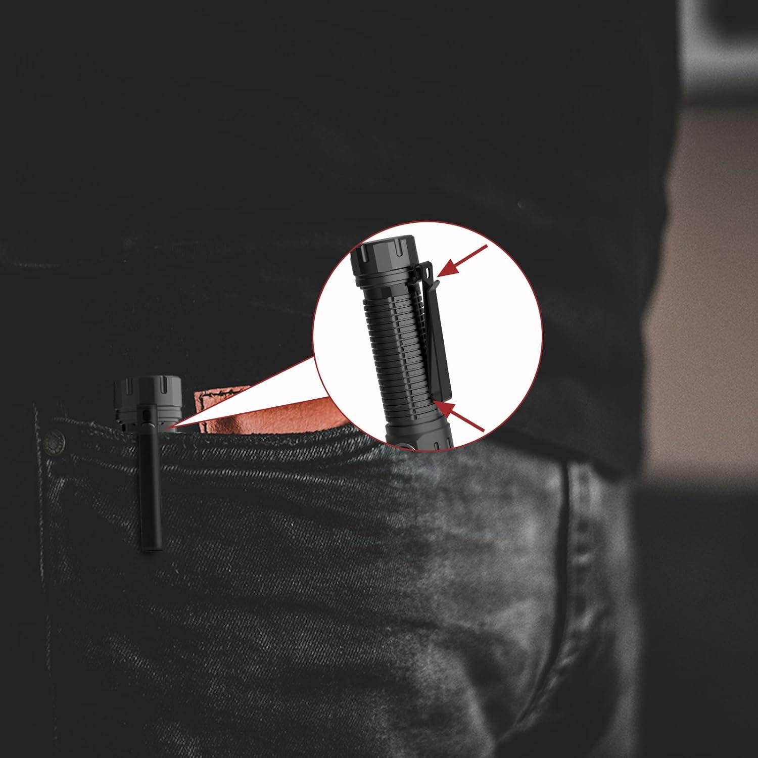 Linterna Recargable MIJOMI E8, 2000 Lúmenes, Compacta e IPX8