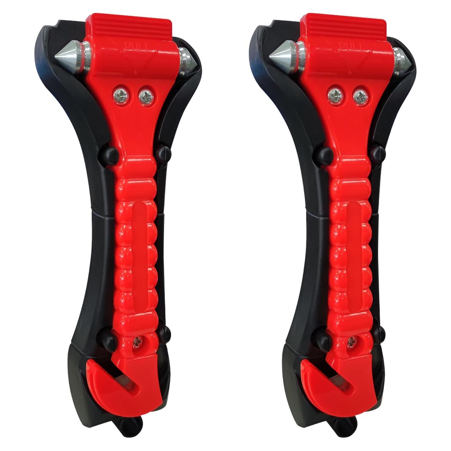 Martillo Rompe Ventanas BFXM 2-en-1 con Cortador de Cinturón