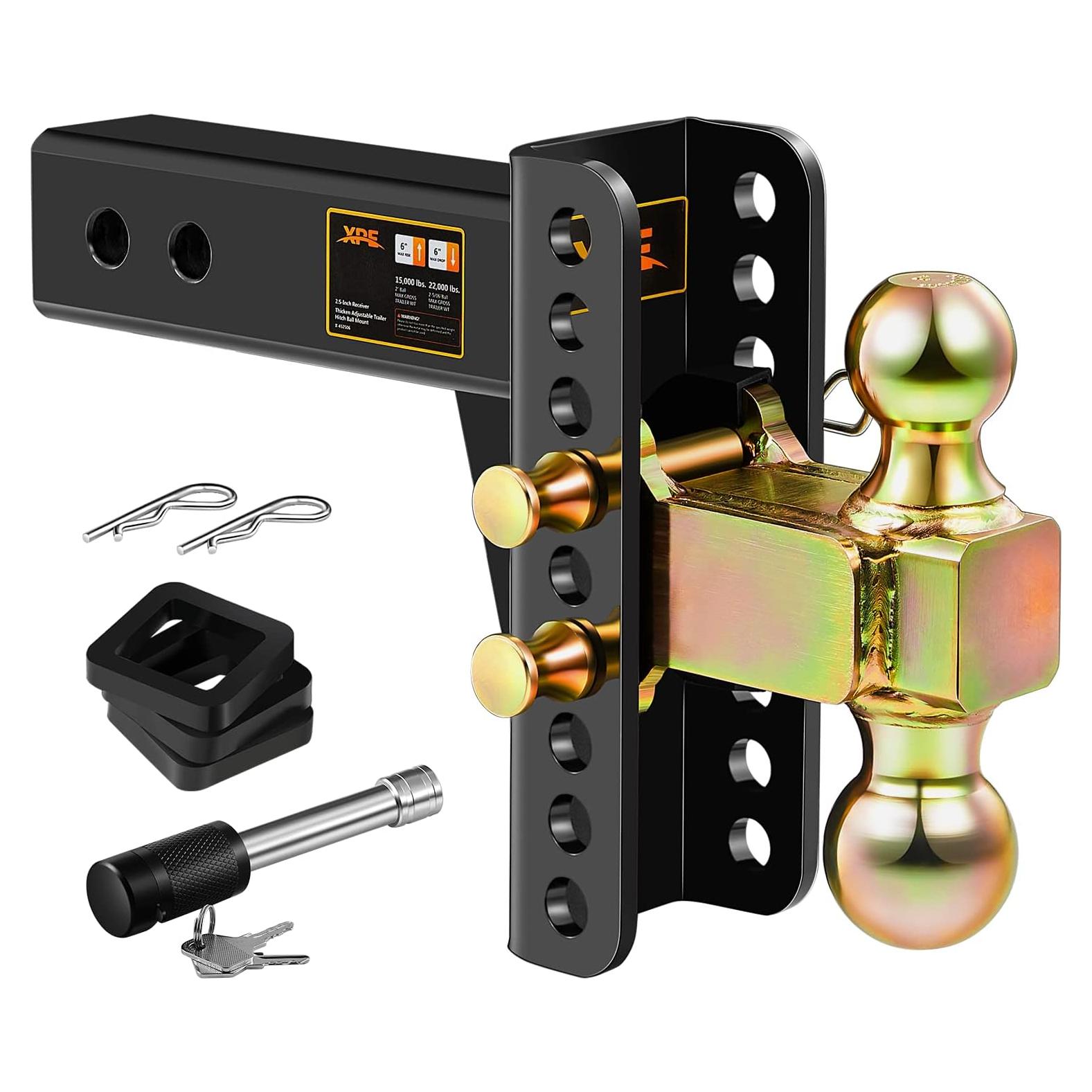 Enganche de Remolque Ajustable XPE 452506 6" (15.24 cm) 22000 lbs