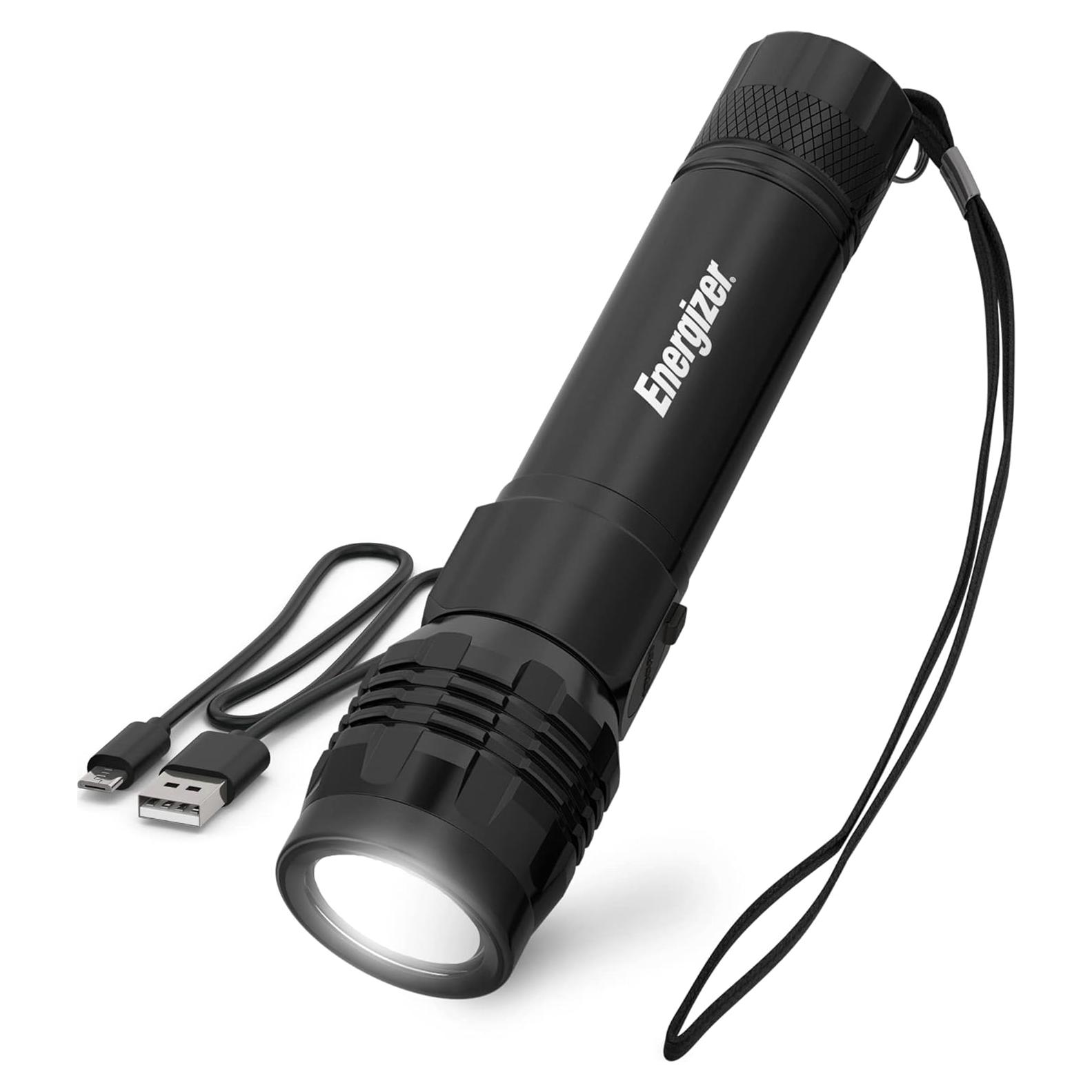 Linterna LED Recargable Energizer X1000, 1000 Lúmenes, IPX4