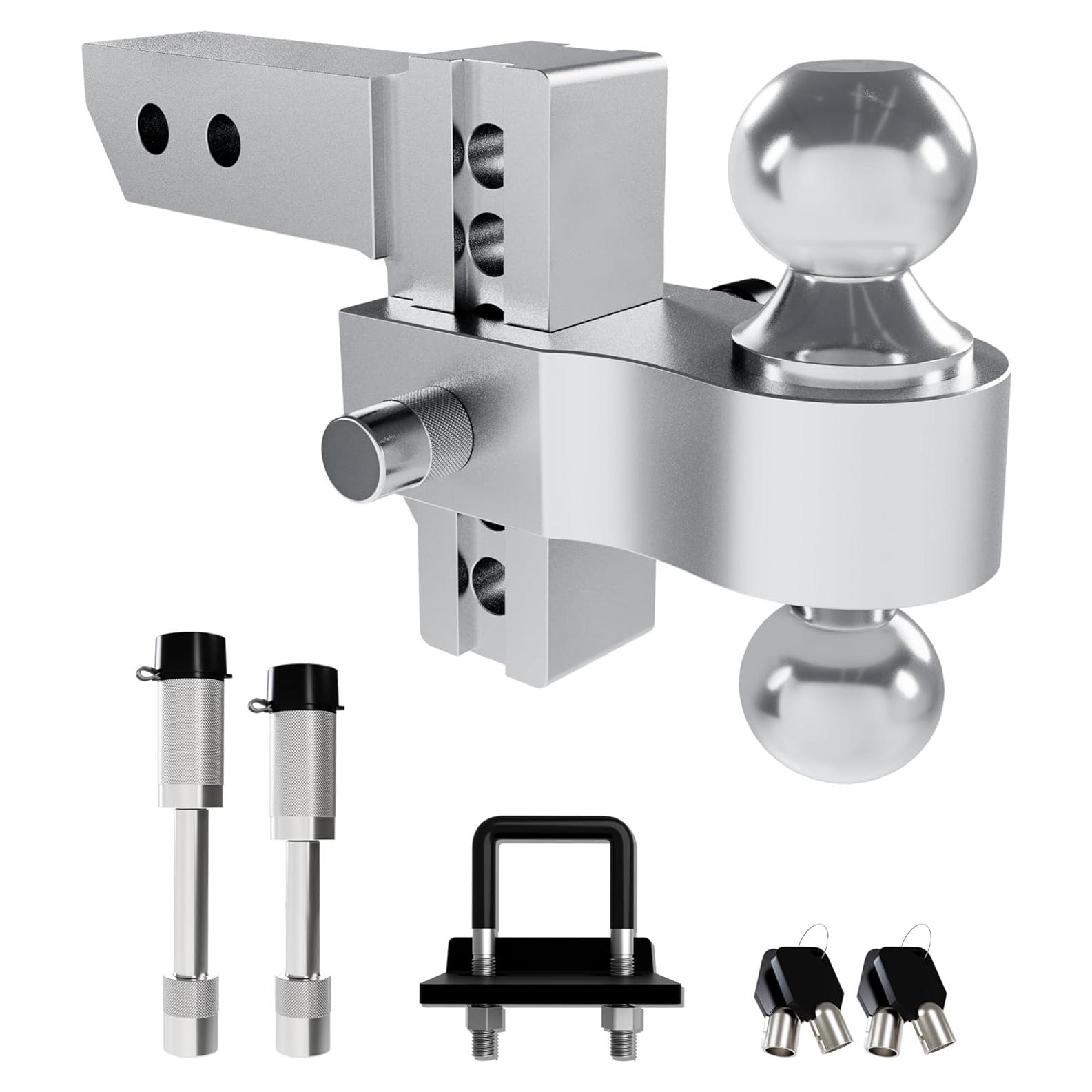 Enganche de Remolque Ajustable RETRUE 2" Aluminio 12,500 lbs