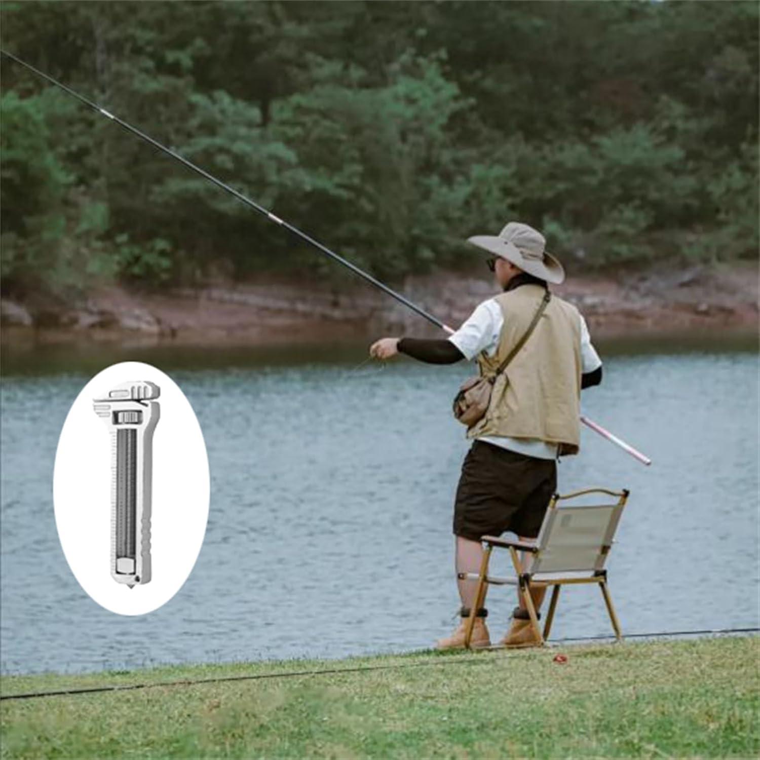 Multiherramienta Compacta de Titanio Genérico 6x2cm Plata