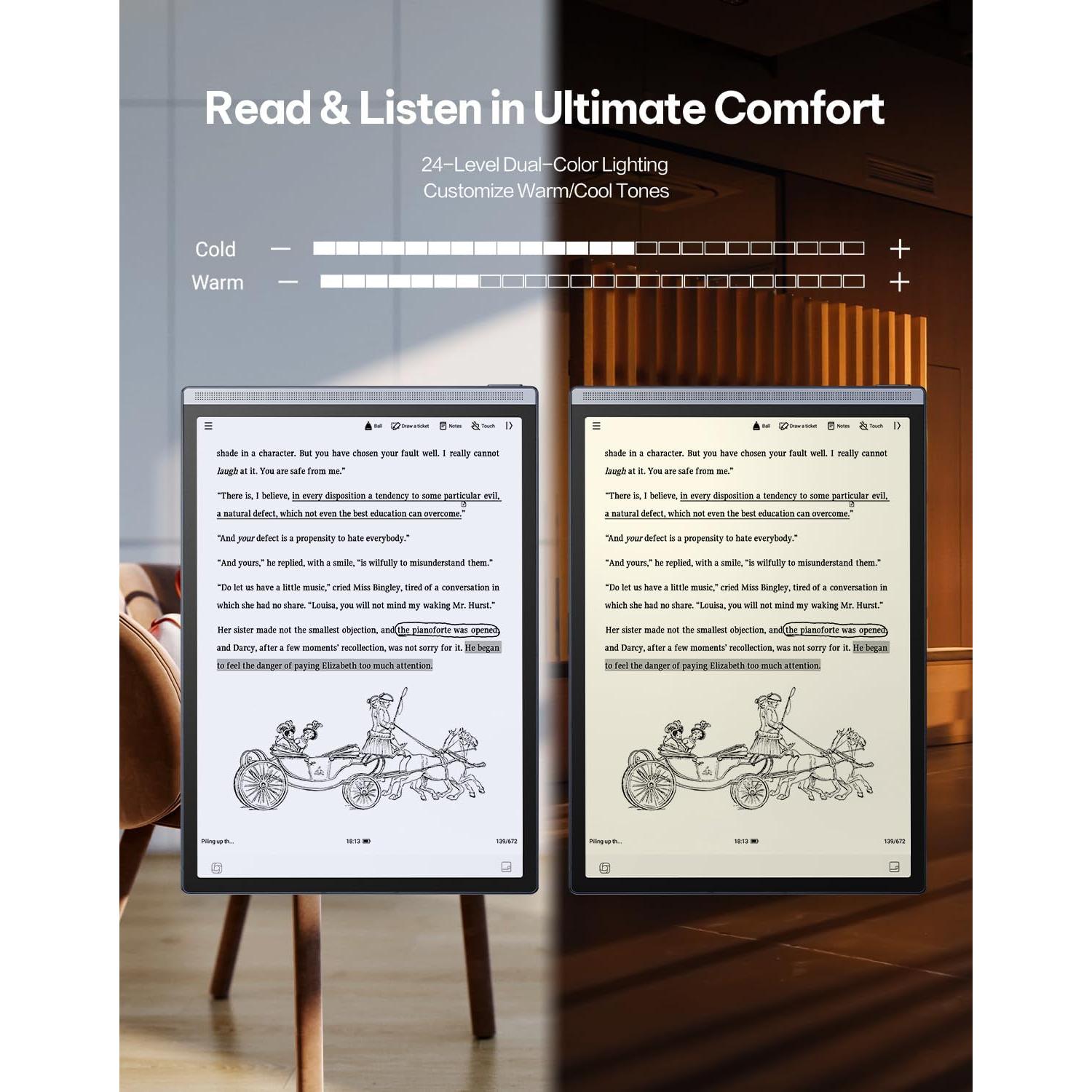 Tableta AINOTE Air 2 de 8.2" E Ink con Stylus y IA