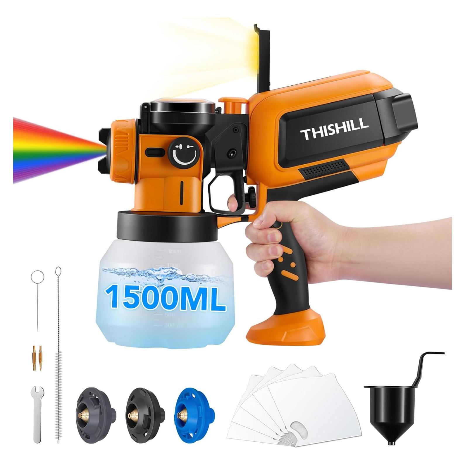 Pistola de Pintura Eléctrica This Hill 1000W 1500ML