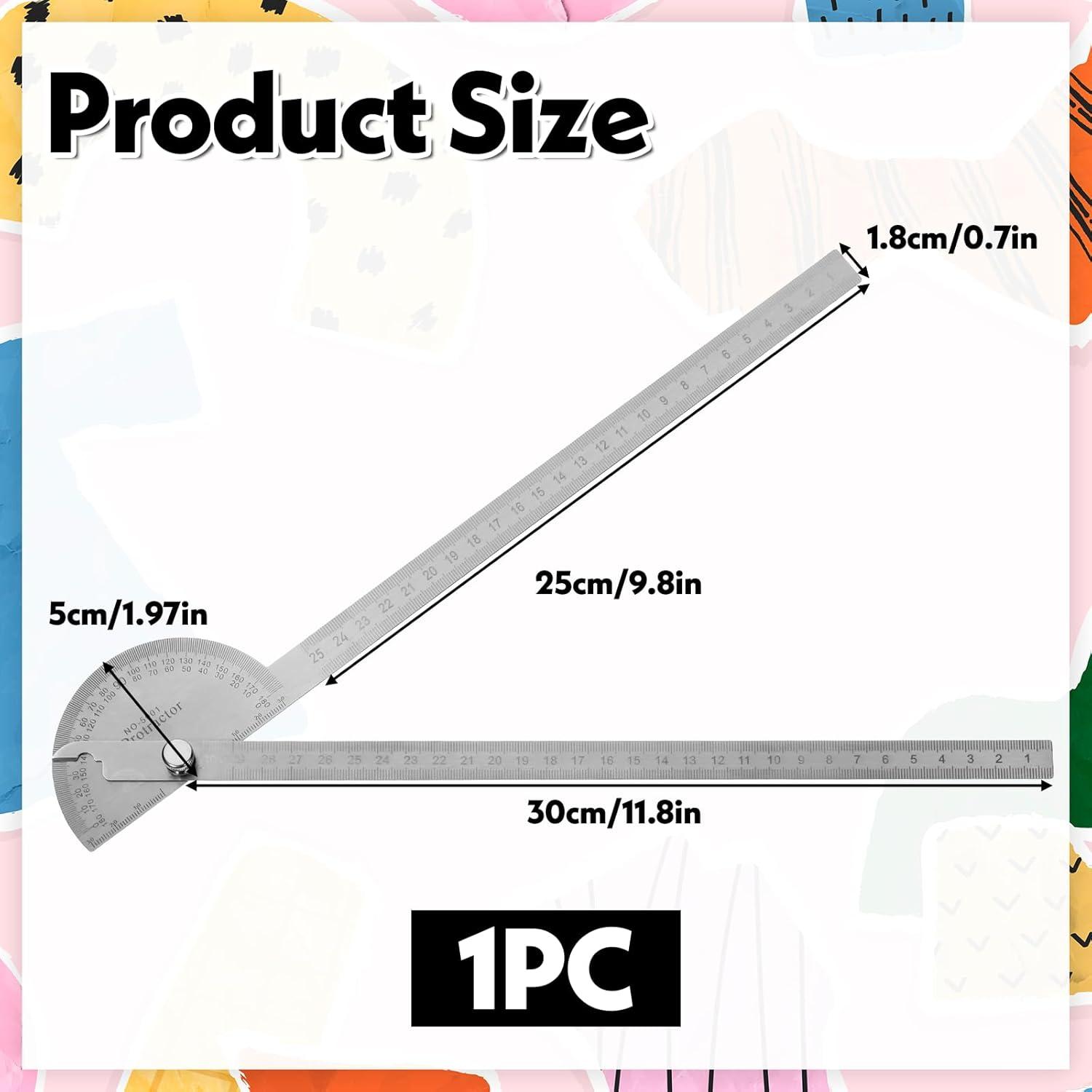 Transportador de Ángulo Ajustable 30 cm Acero Inoxidable FdcLixuvol
