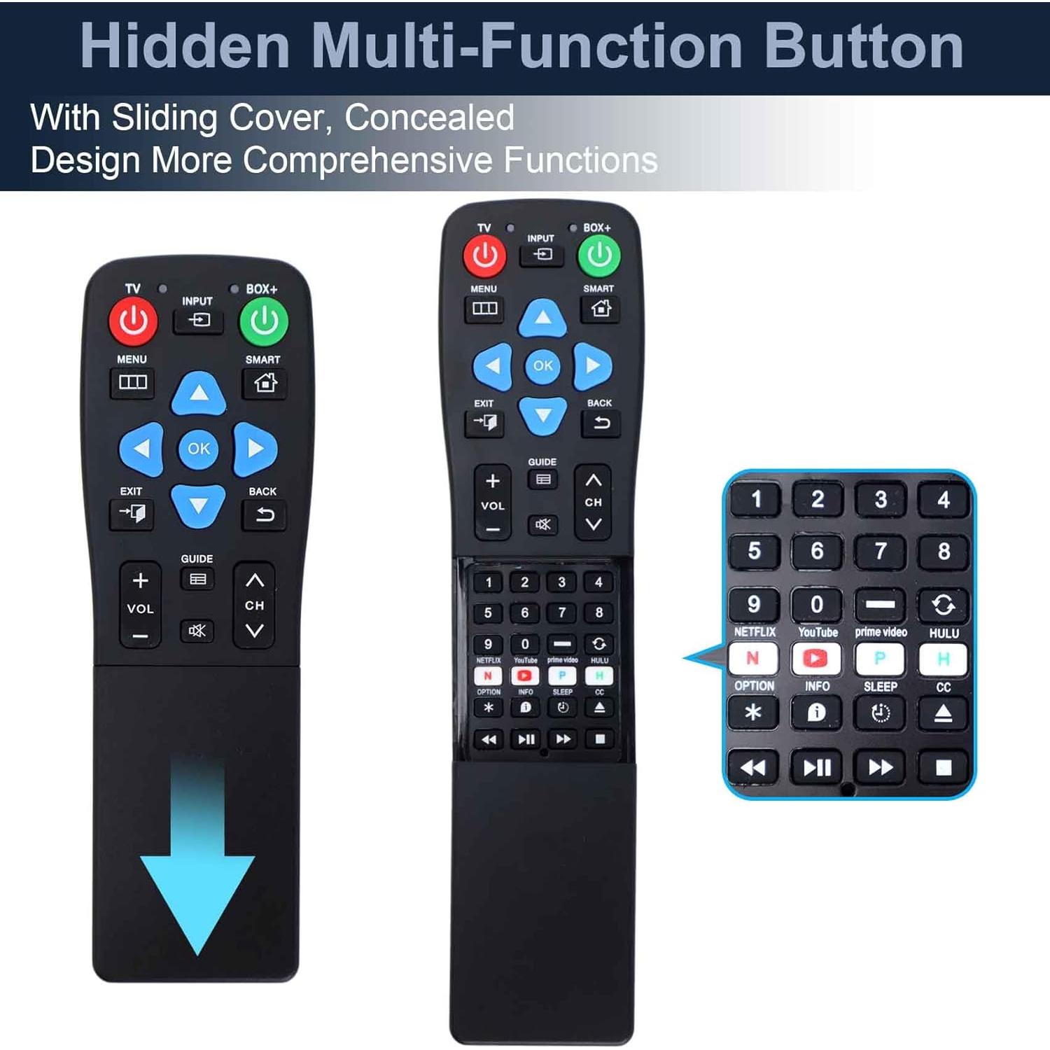 Control Remoto Universal Grande StudyJoab para Televisor y Más