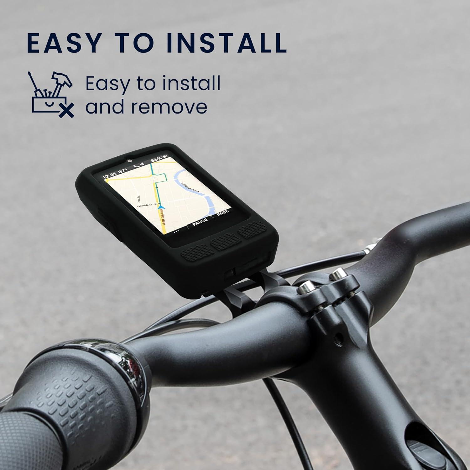 Funda de Silicona kwmobile para GPS Wahoo Elemnt Roam V3