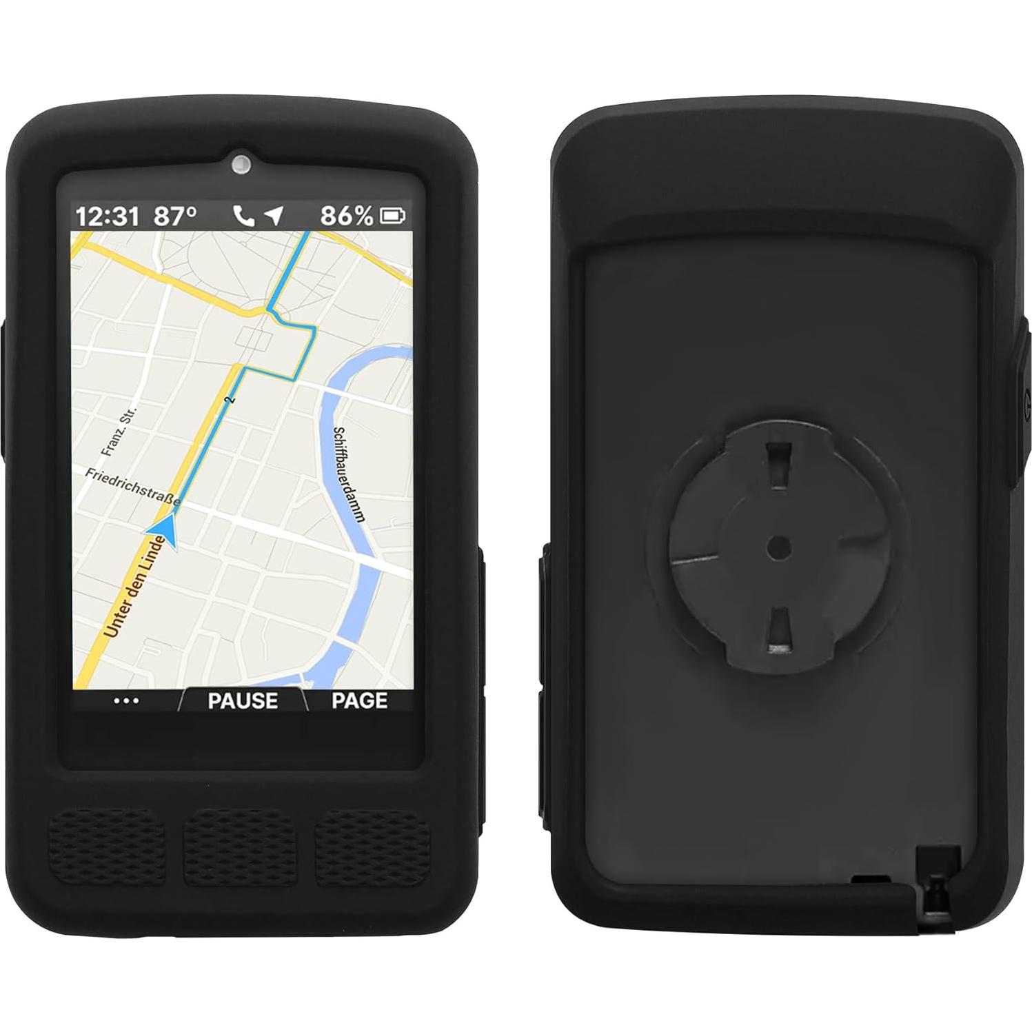 Funda de Silicona kwmobile para GPS Wahoo Elemnt Roam V3