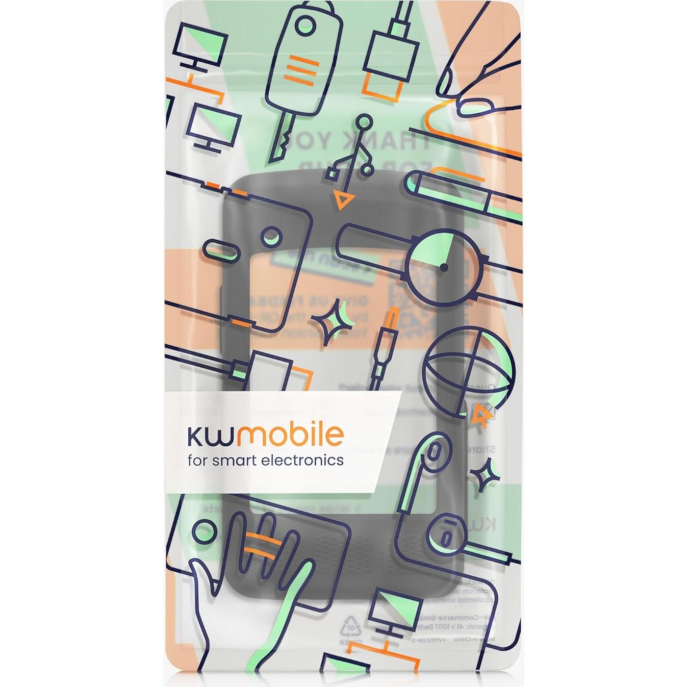 Funda de Silicona kwmobile para GPS Wahoo Elemnt Roam V3