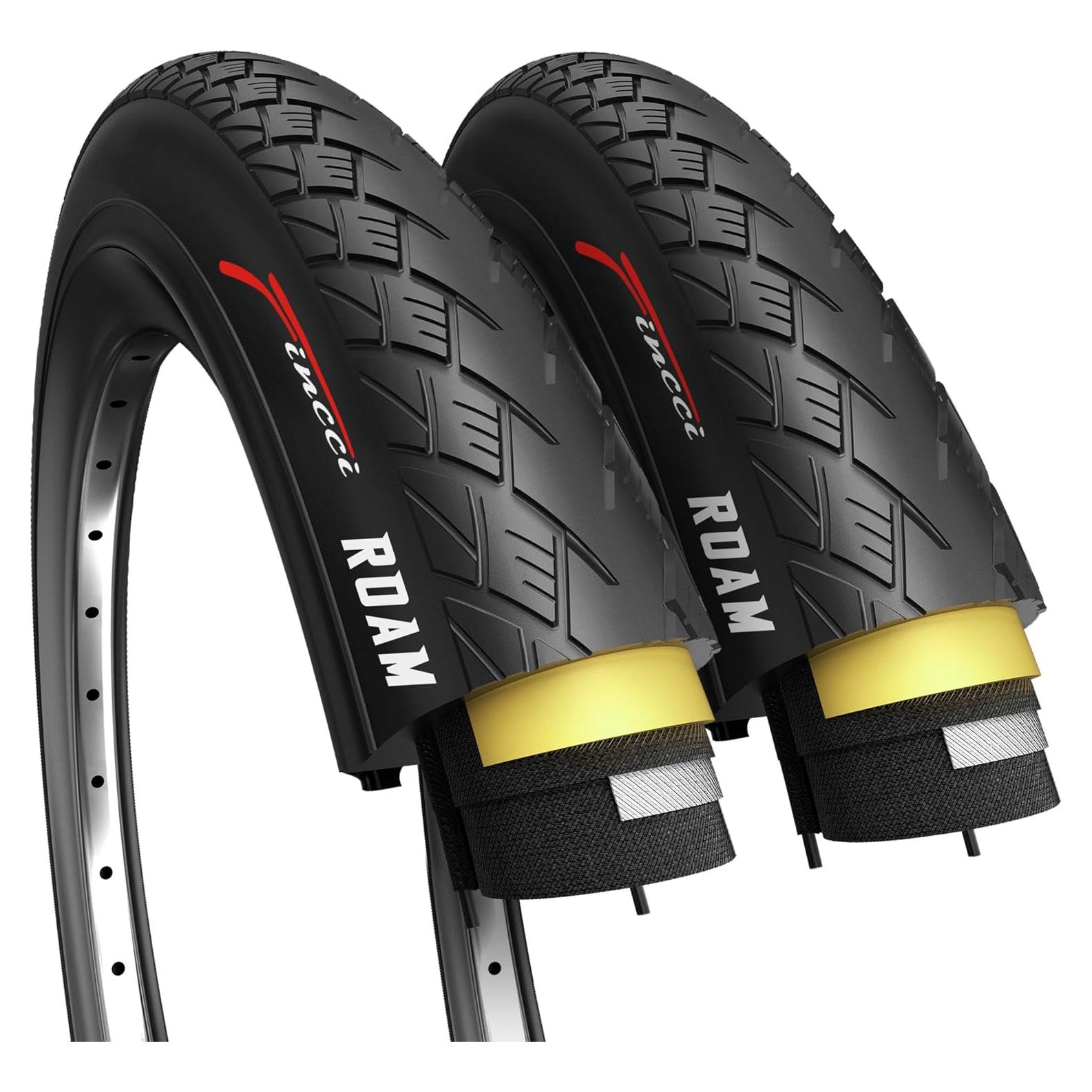 Neumáticos Plegables Fincci 700 x 32c Antipinchazos - Paquete de 2