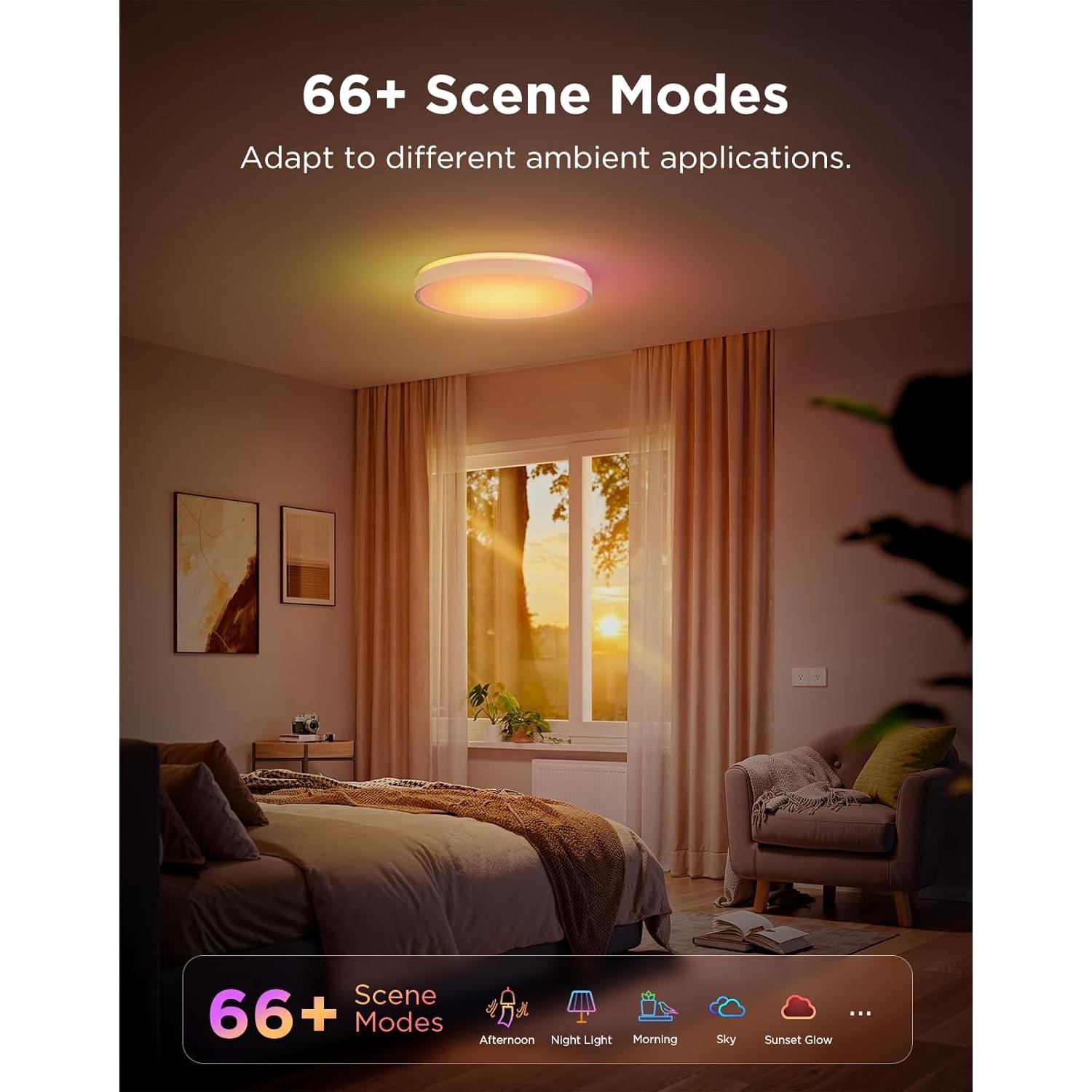 Luz de Techo Inteligente Govee 4300LM RGBIC 38cm