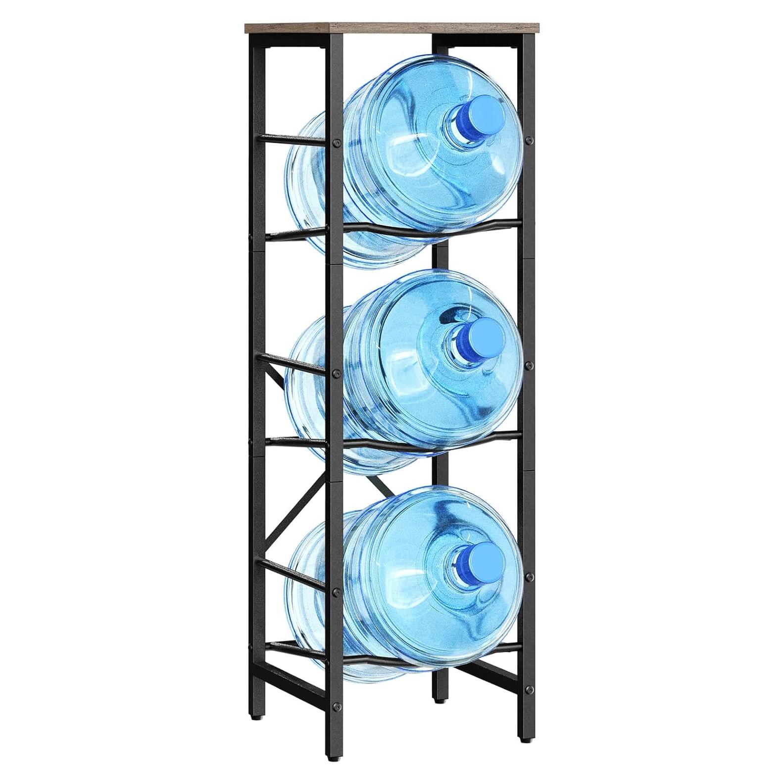 Soporte para Botellas HOOBRO 3 Niveles Industrial Greige