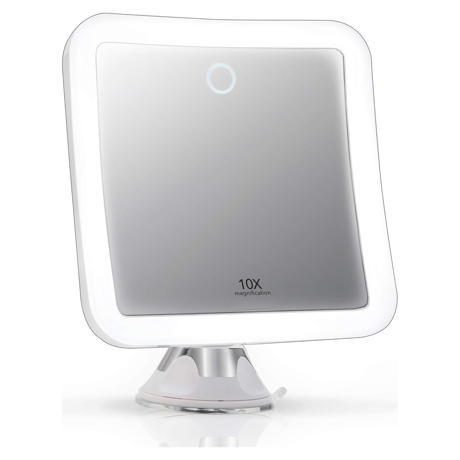 Espejo de Aumento Fancii 10x Recargable con Luz LED Regulable