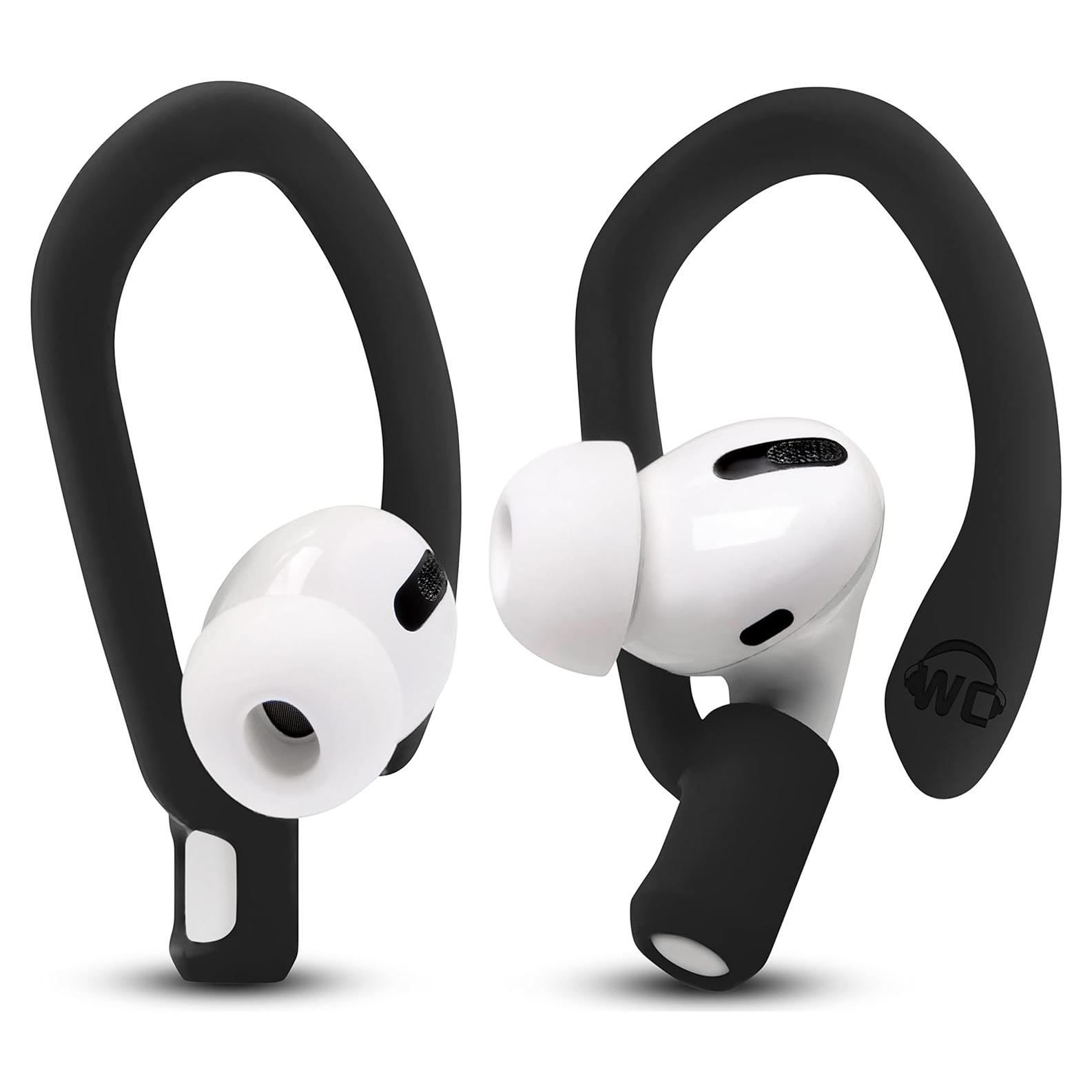 Ganchos para AirPods Pro 1, 2 y 3 WC HookZ - Negro