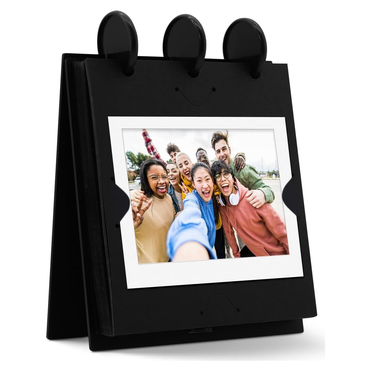 Álbum de fotos Kivsty para película instantánea 3x4 Negro