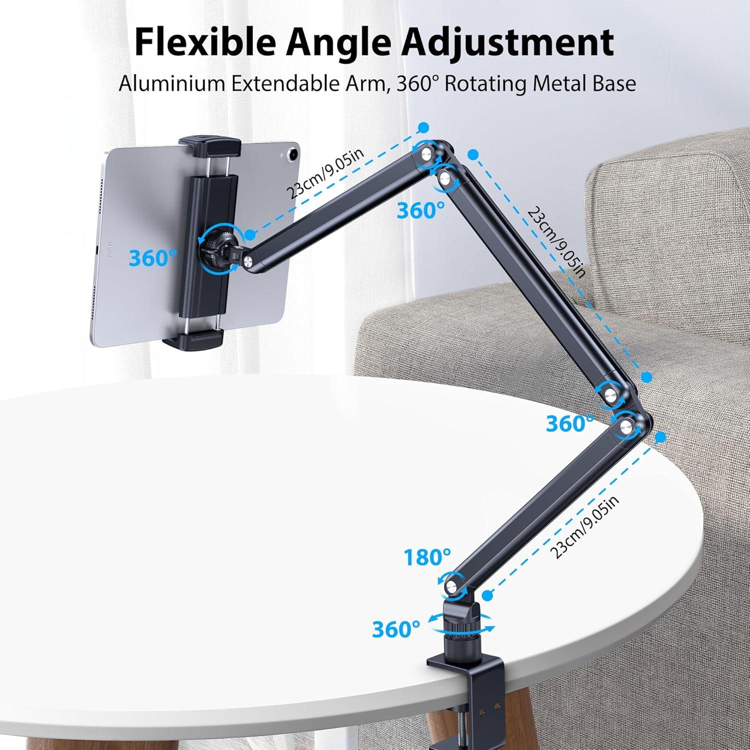 Soporte para Tablet CMEIY con Brazo Extensible 360° - 4.7 a 13"